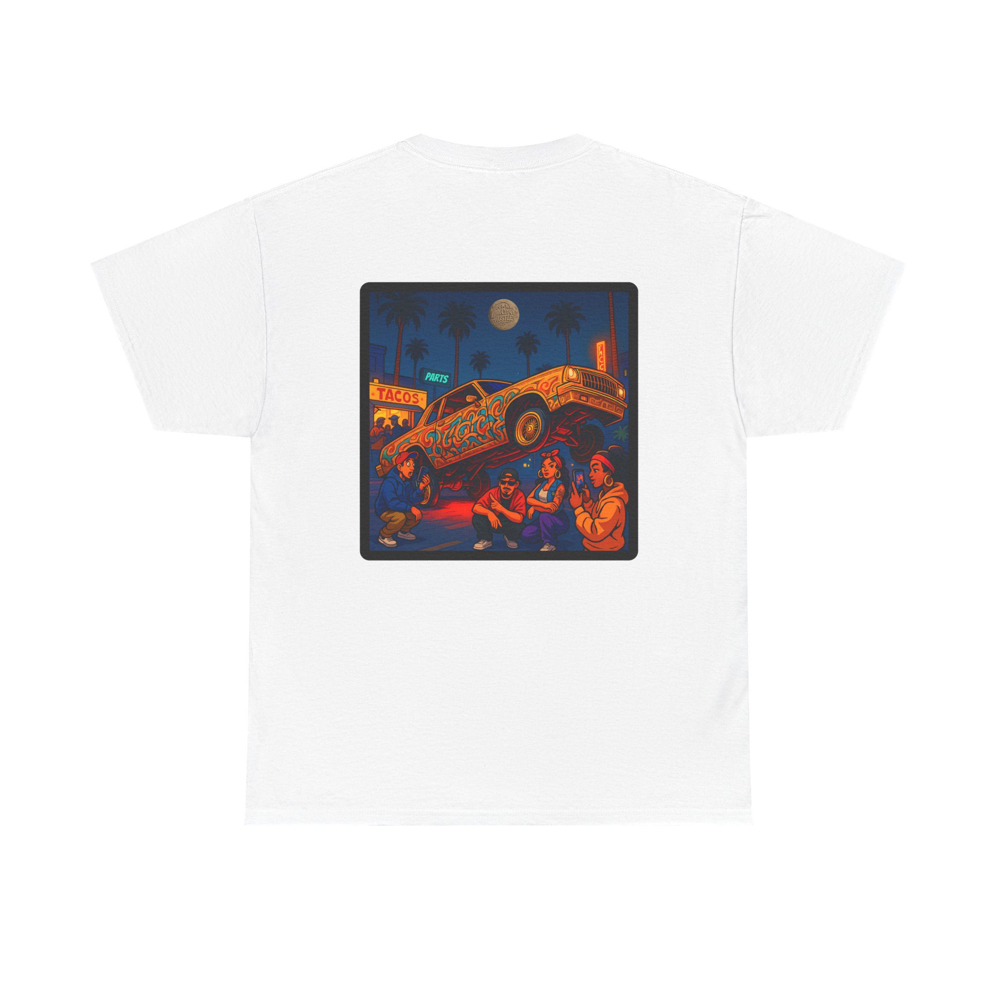 ACHLOWRIDER33 - 2 Sided Graphic Tee | Unisex Heavy Cotton Tee for Lowrider Lovers, Gifts, Retro Old School Vibes, Summer Wear, Casual Car Show Fashion - Image 17