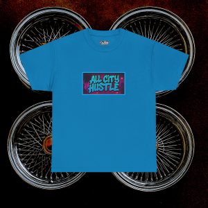 ACHLOWRIDER4 -  2 Sided Graphic Tee | Unisex Heavy Cotton Tee for Lowrider Lovers, Gifts, Retro Old School Vibes, Summer Wear, Casual Car Show Fashion