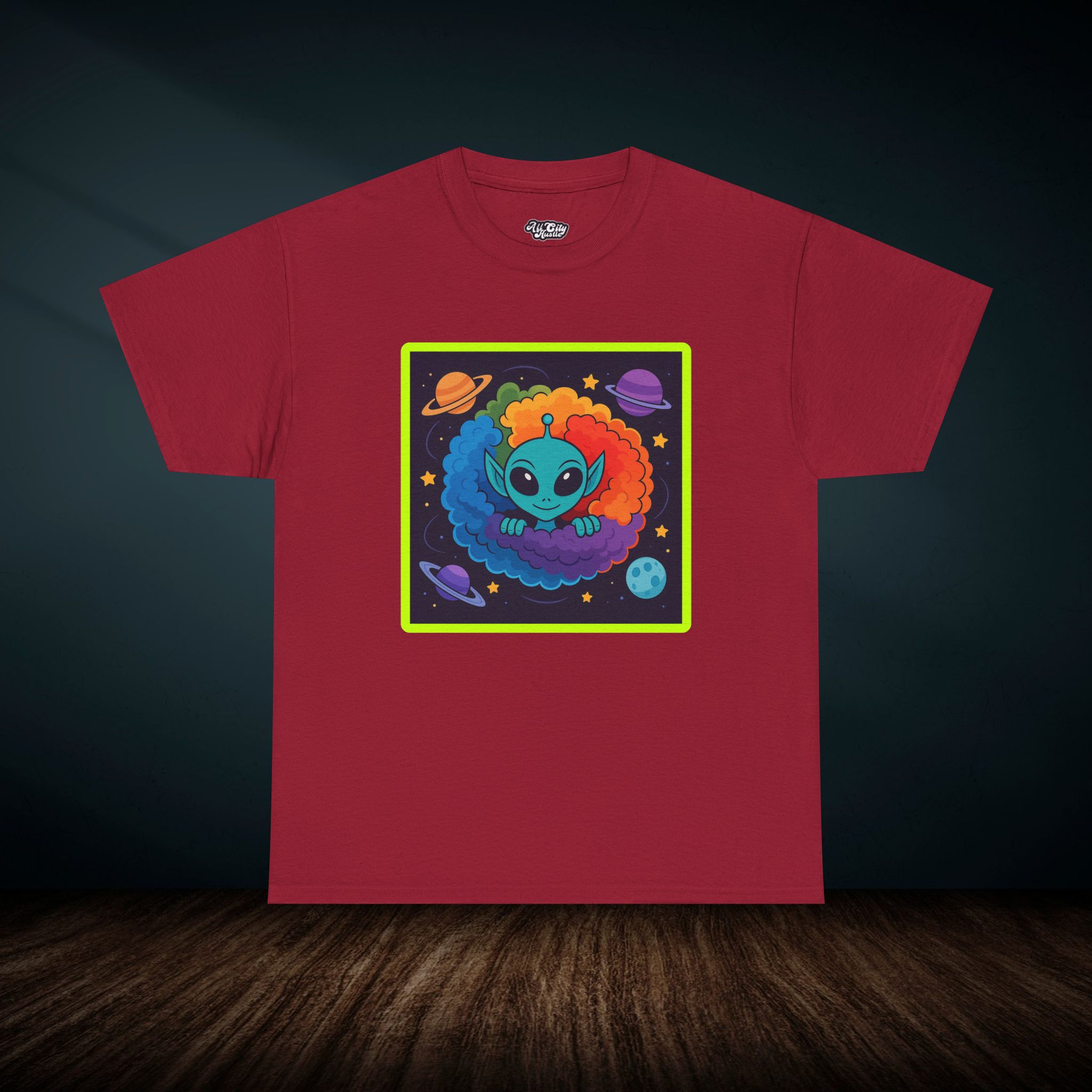 ALIEN6 Alien Humor Tee, Fun Graphic Tee, Unisex Cotton T-Shirt, Joke Shirt, Unique Gift, Quirky Fashion - Image 2