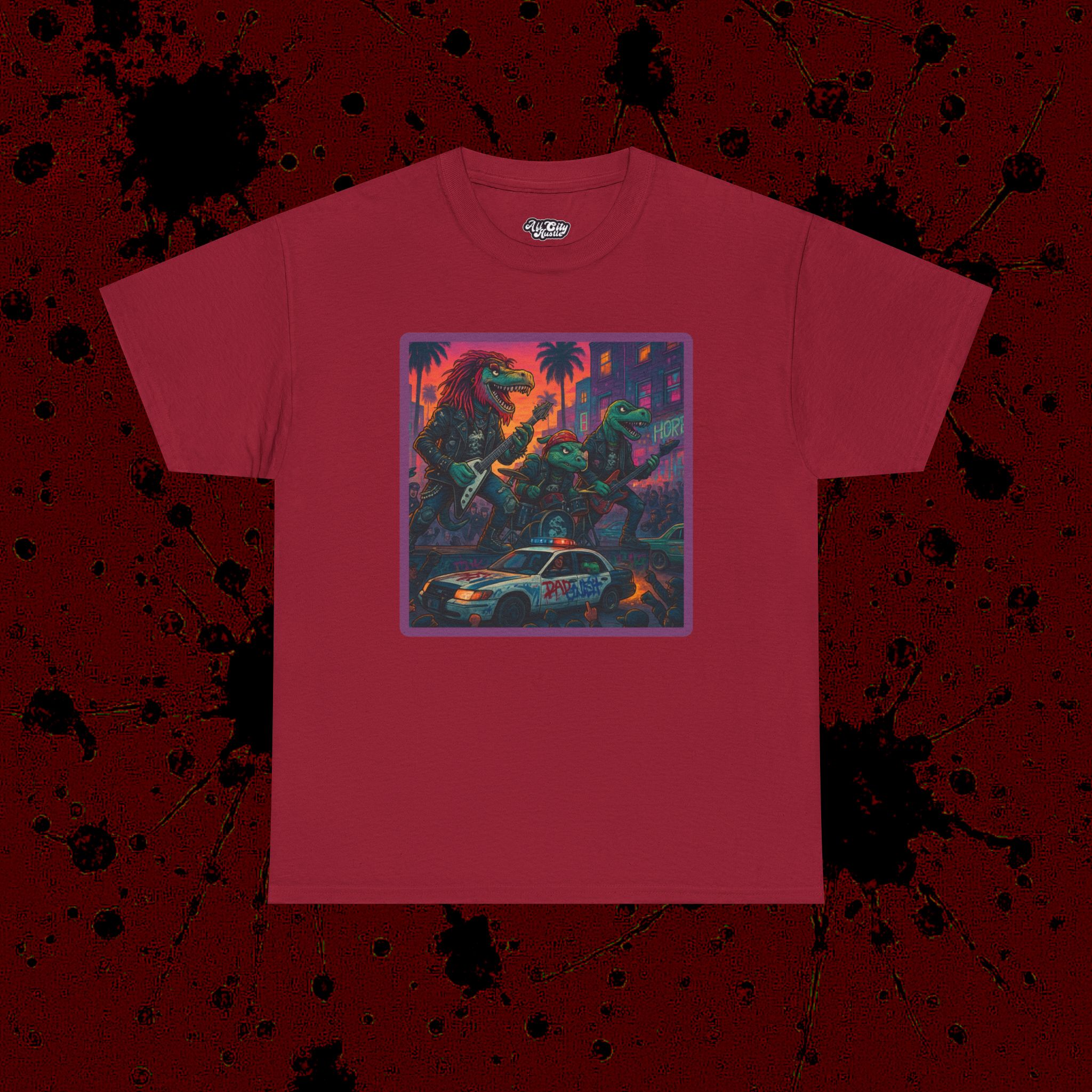 MONSTER2 Unisex Heavy Cotton Tee | Cool Casual Wear, Perfect for Horror Fans, Gift for Kids, Unique Graphic T-Shirt, Fun Dark Theme - Image 2