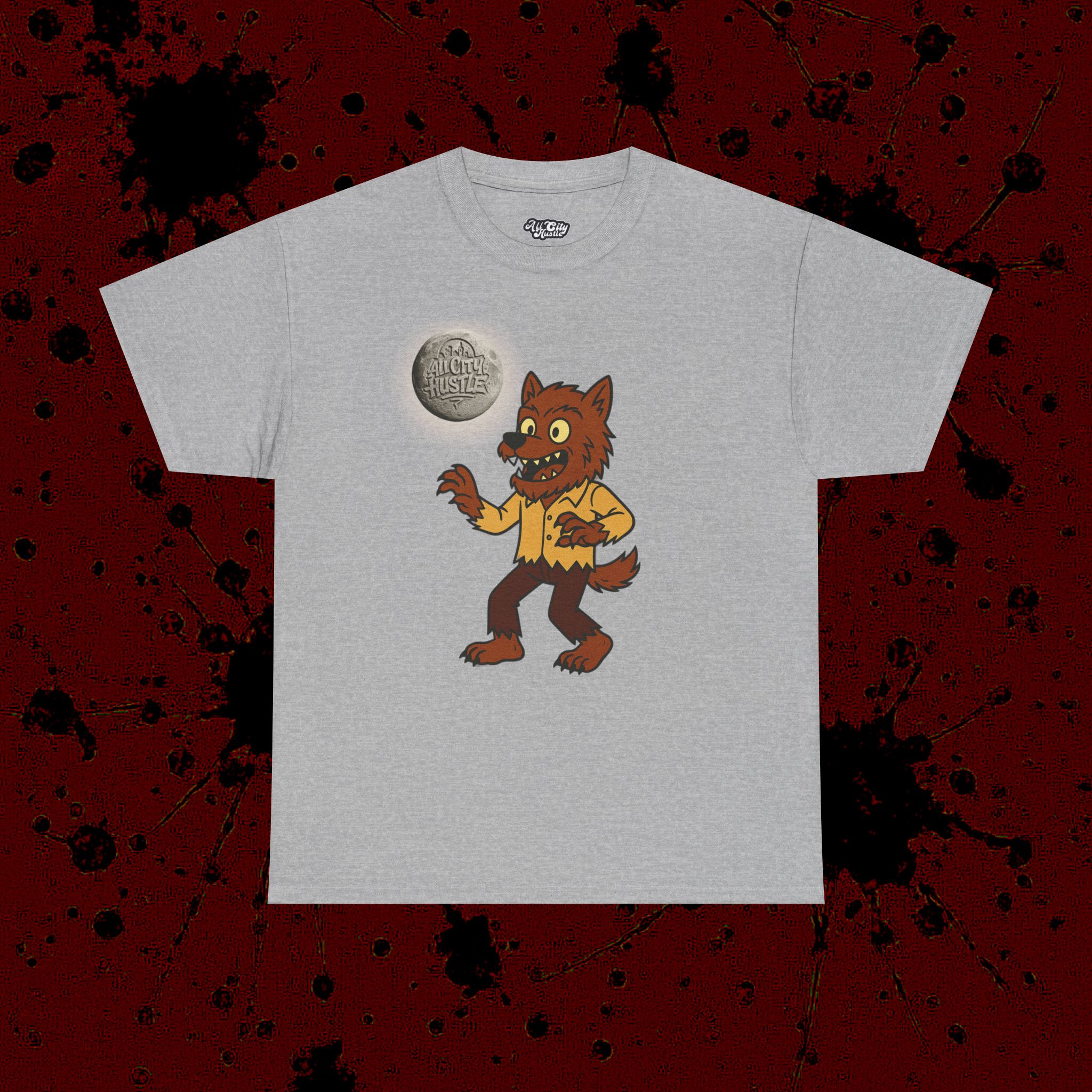 MONSTER8 Unisex Heavy Cotton Tee | Cool Casual Wear, Perfect for Horror Fans, Gift for Kids, Unique Graphic T-Shirt, Fun Dark Theme - Image 12