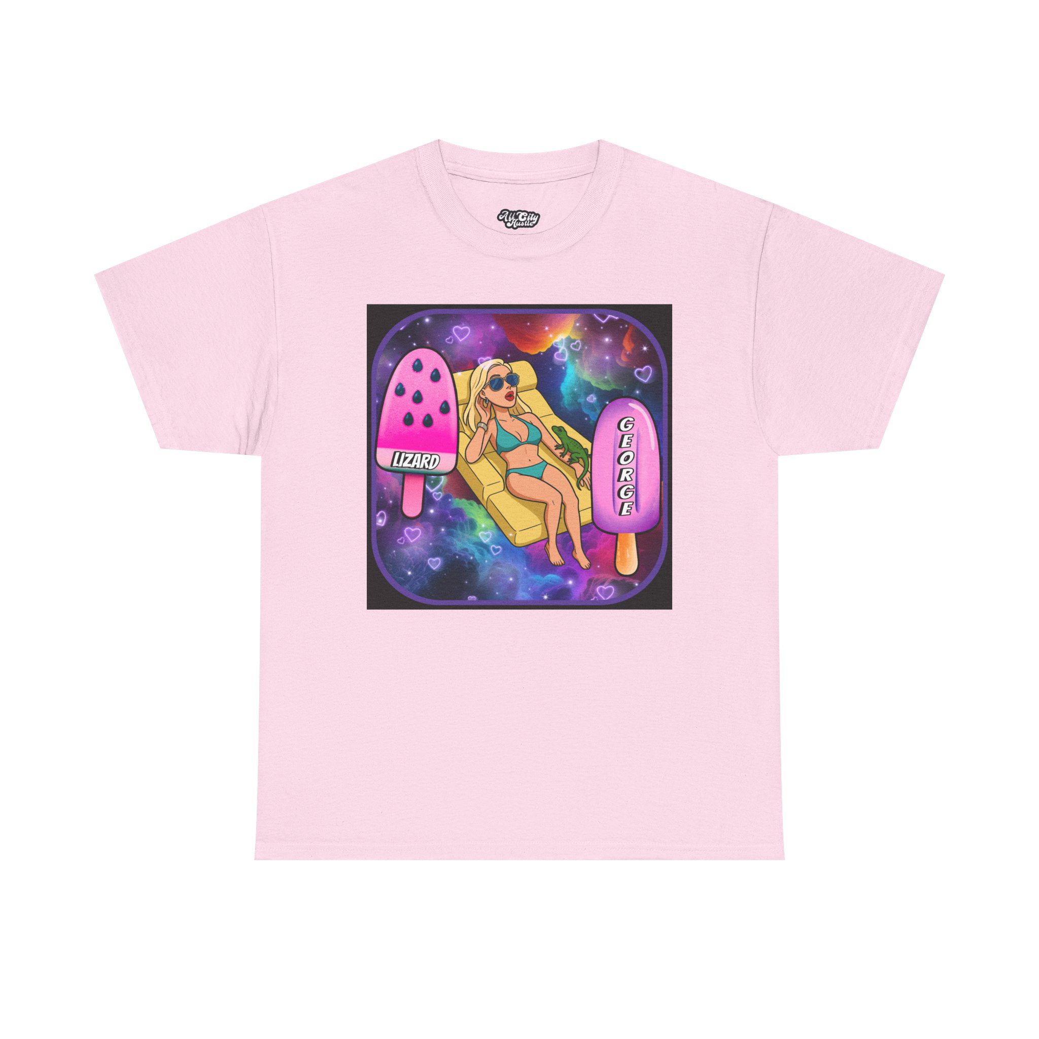 STFU2 Cosmic Summer Vibes Tee, Chill T-shirt, Vacation Shirt, Retro Graphic Tee, Pool Party Apparel, Perfect for Hot Days - Image 7