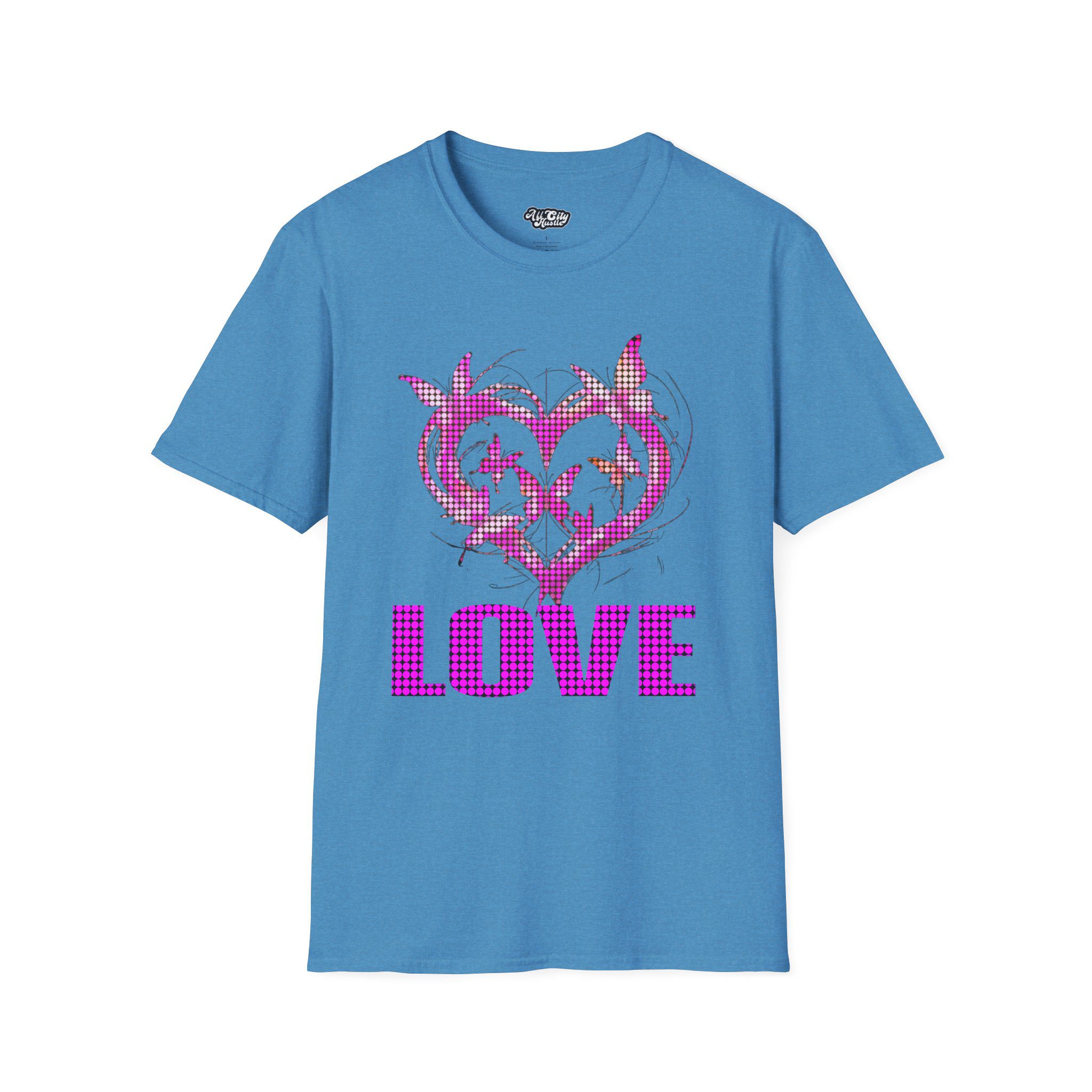 Romantic Heart Love ART1 T-Shirt | Cute Graphic Tee for Couples, Gifts for Her, Valentine's Day, Anniversary, Everyday Wear - Image 13