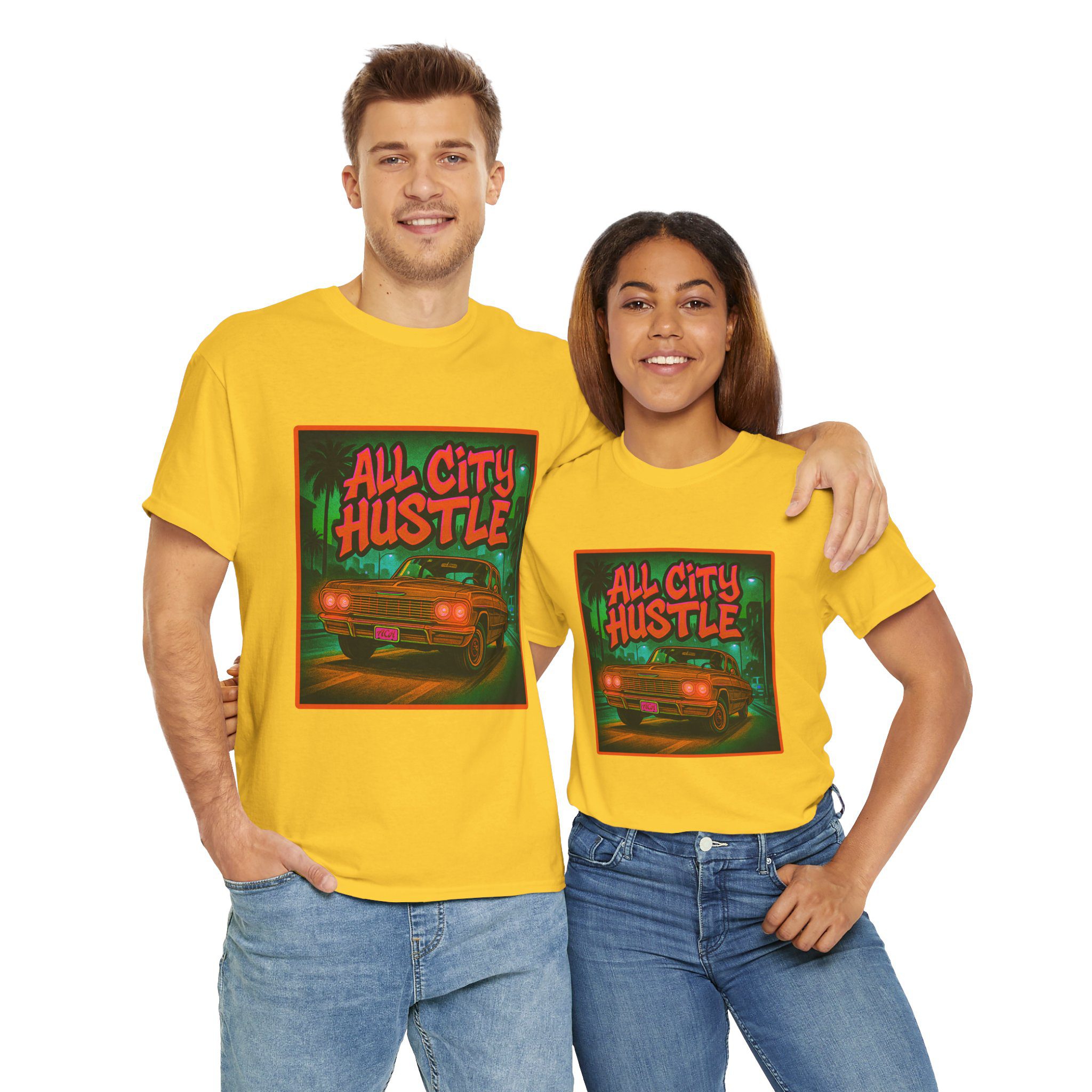 ACHLOWRIDER33 - 2 Sided Graphic Tee | Unisex Heavy Cotton Tee for Lowrider Lovers, Gifts, Retro Old School Vibes, Summer Wear, Casual Car Show Fashion - Image 9