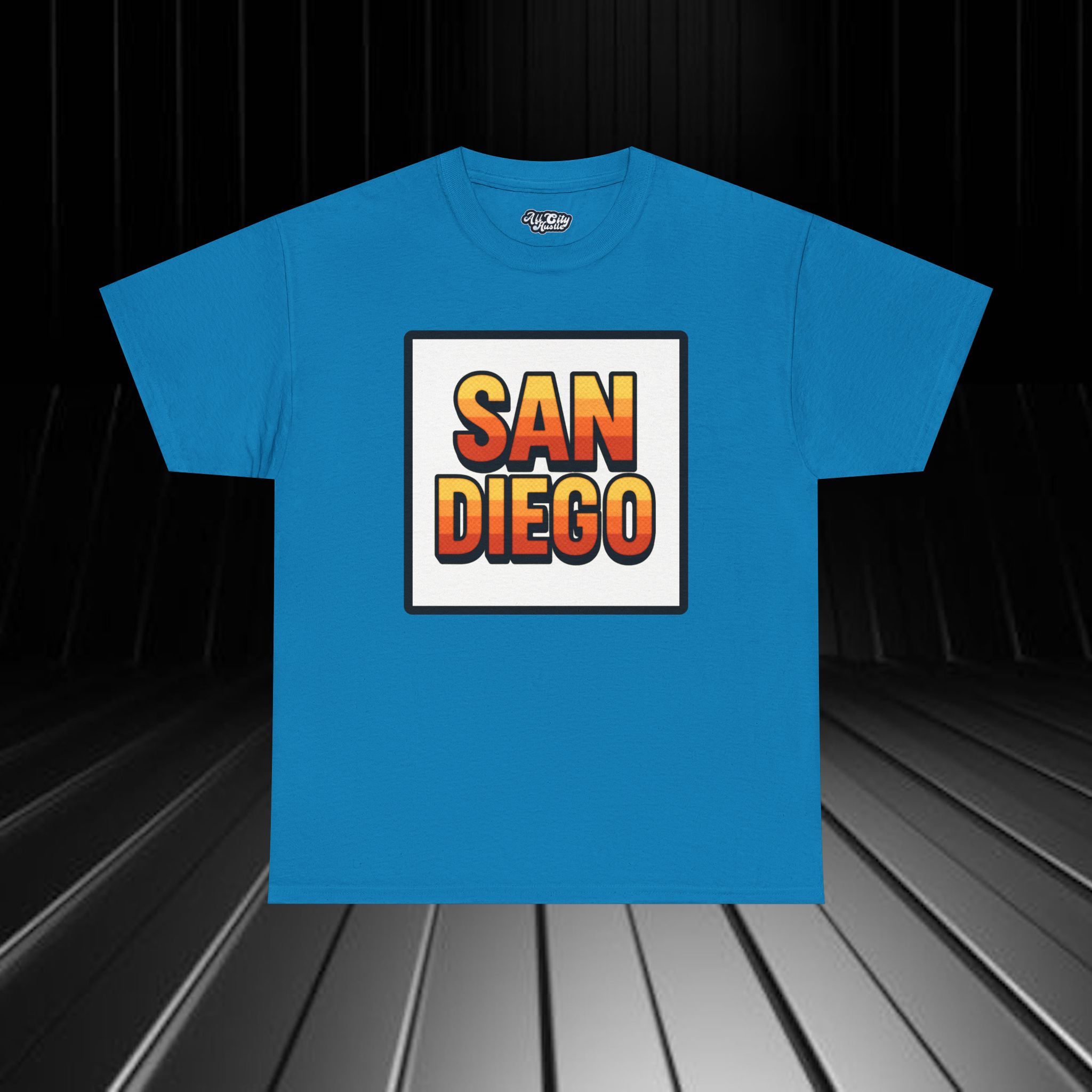 ACHSANDIEGO3 San Diego Unisex Heavy Cotton Tee, Vintage SD Shirt, California T-Shirt, Beachwear, Summer Casual Tee Shirt - Image 13