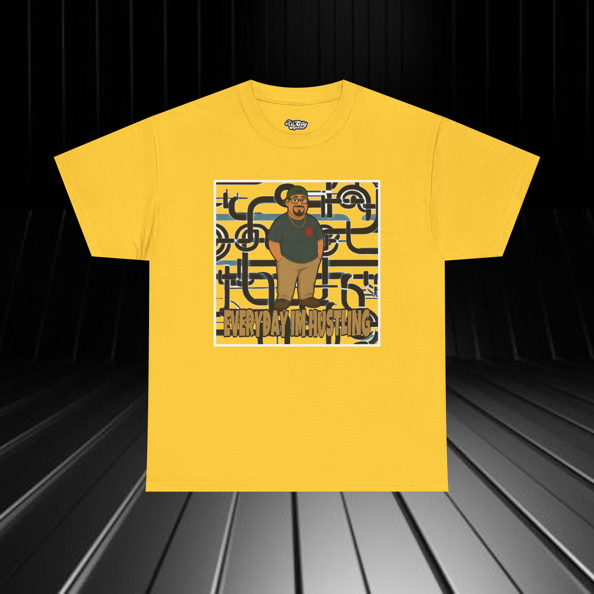 MEN5 City life Inspired Unisex Heavy Cotton Tee, Life Success Graphic Tee for Comic Lovers, Casual Wear, Birthday Gift, Gift for Friends - Image 13