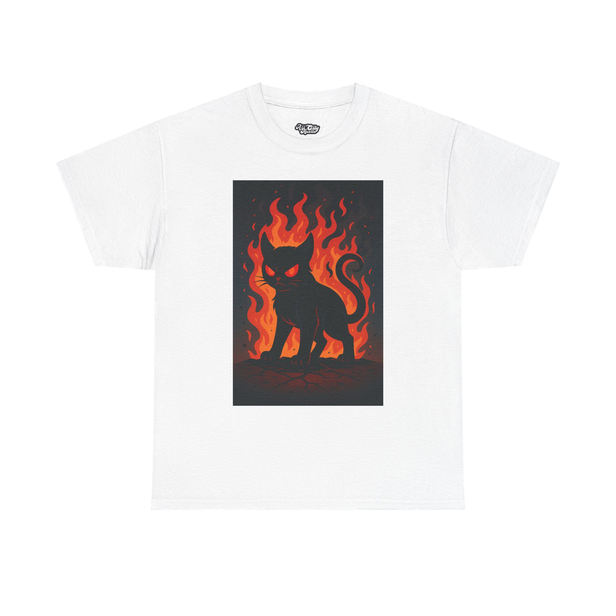 DARK4 Hell Kitty Graphic Tee, Unisex Cotton Tee, Trendy T-Shirt, Casual Wear, Gift for Her, Halloween Apparel - Image 10