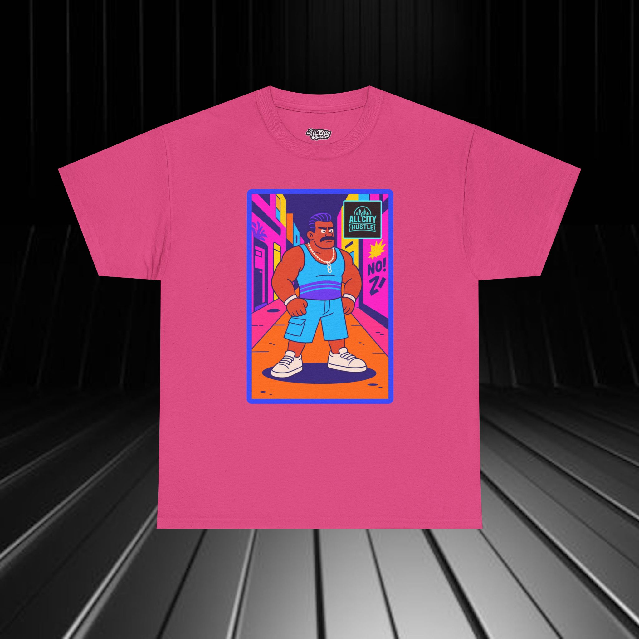 GANGSTER22 City Hood Inspired Unisex Heavy Cotton Tee, Graphic Tee for Comic Lovers, Casual Wear, Birthday Gift, Gift for Friends - Image 9