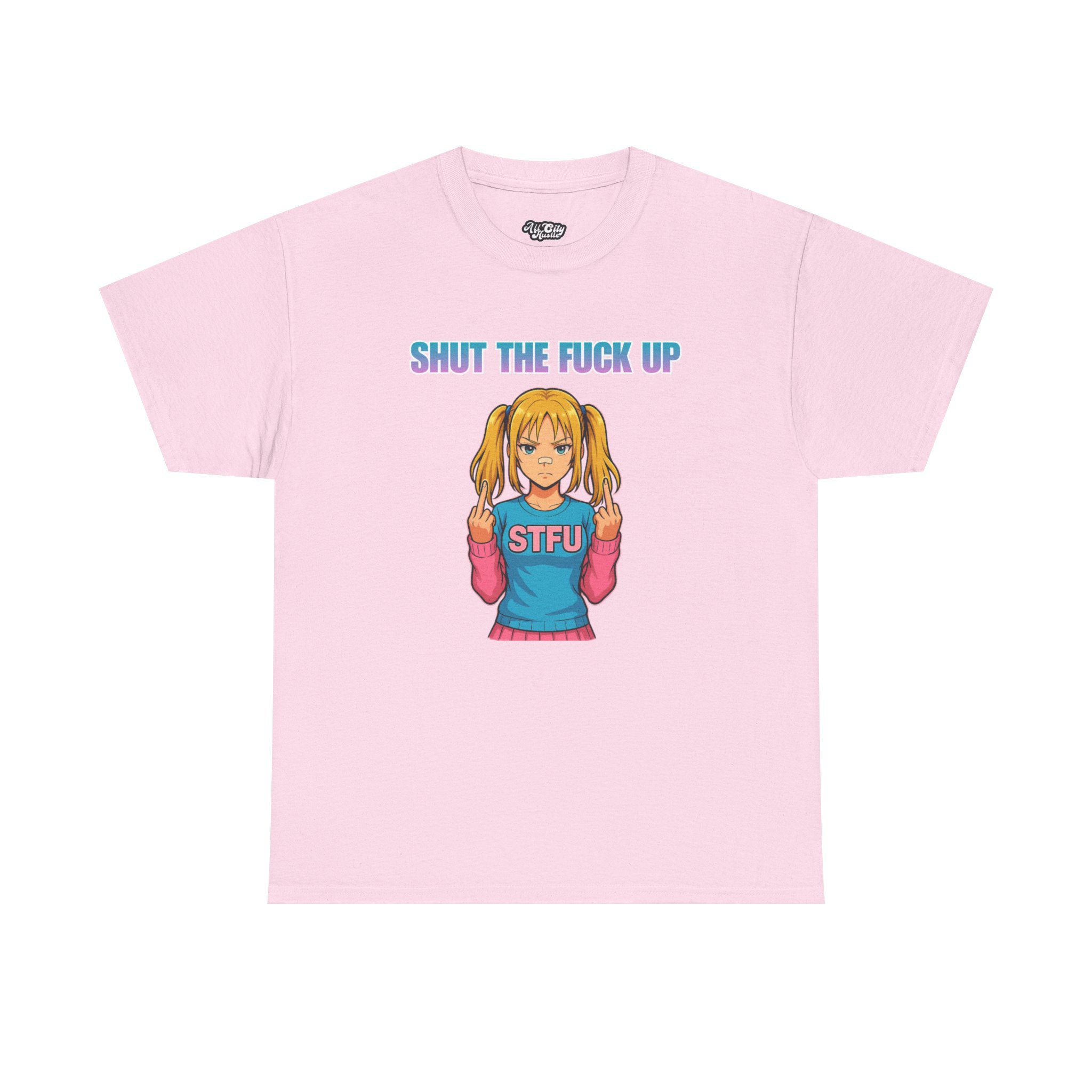 STFU7 Funny Graphic Tee, Unisex Heavy Cotton Tee, Casual Wear, Gift for Friends, Everyday Humor Shirt, Unique Statement Top, Graphic T-Shirts - Image 7