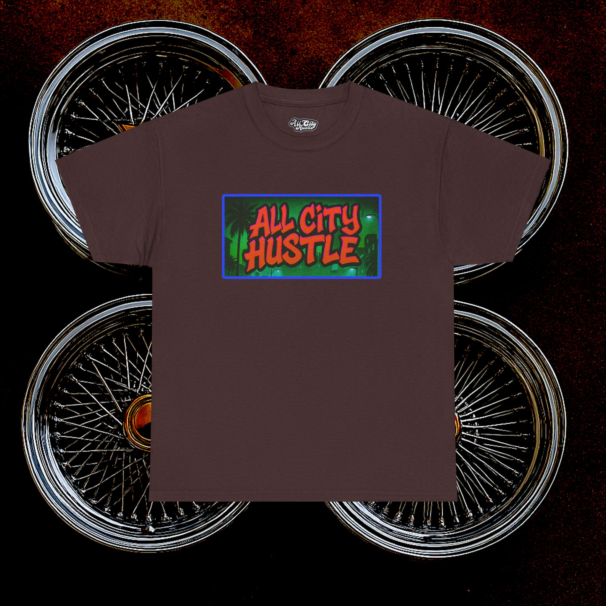 ACHLOWRIDER35 - 2 Sided Graphic Tee | Unisex Heavy Cotton Tee for Lowrider Lovers, Gifts, Retro Old School Vibes, Summer Wear, Casual Car Show Fashion - Image 31