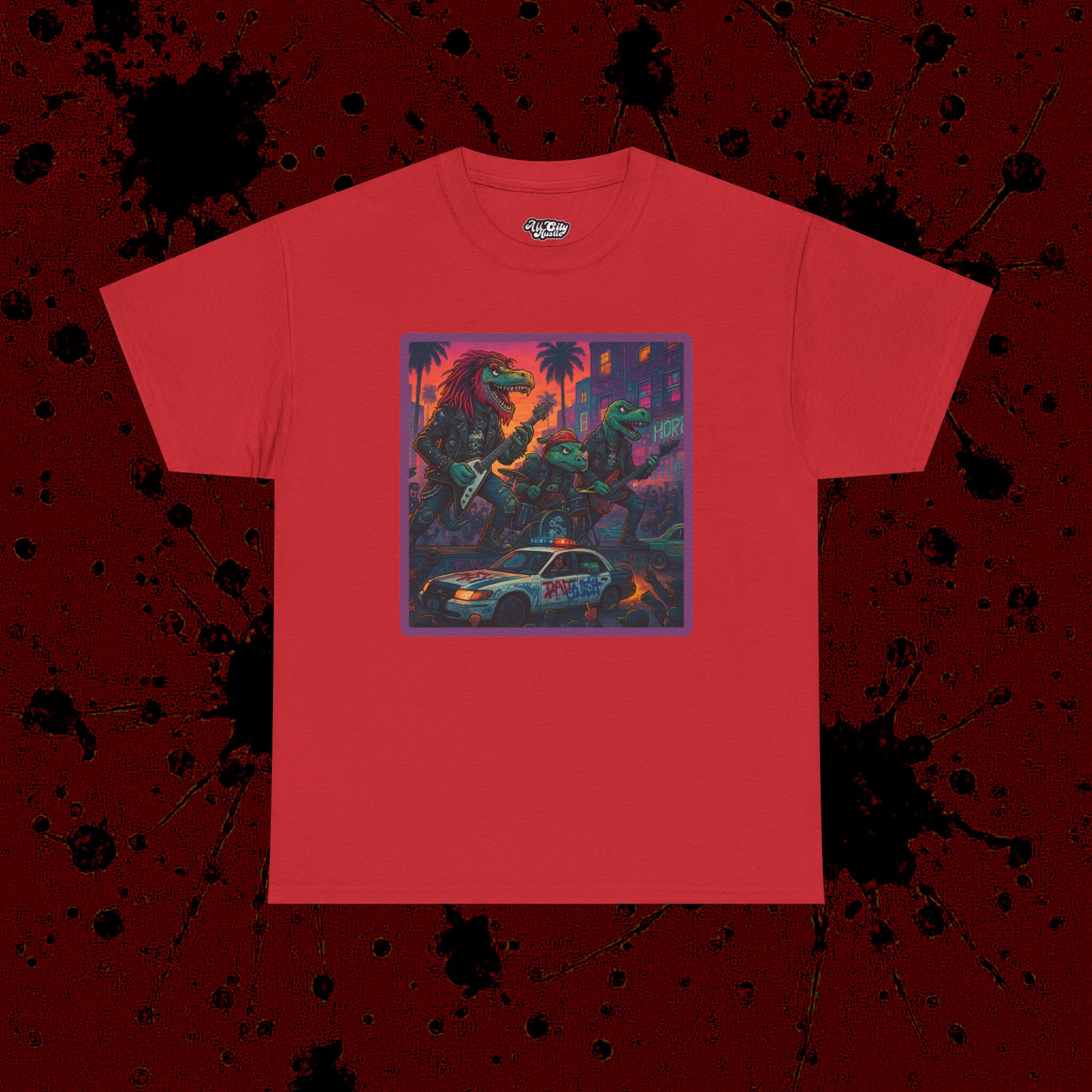 MONSTER2 Unisex Heavy Cotton Tee | Cool Casual Wear, Perfect for Horror Fans, Gift for Kids, Unique Graphic T-Shirt, Fun Dark Theme - Image 10