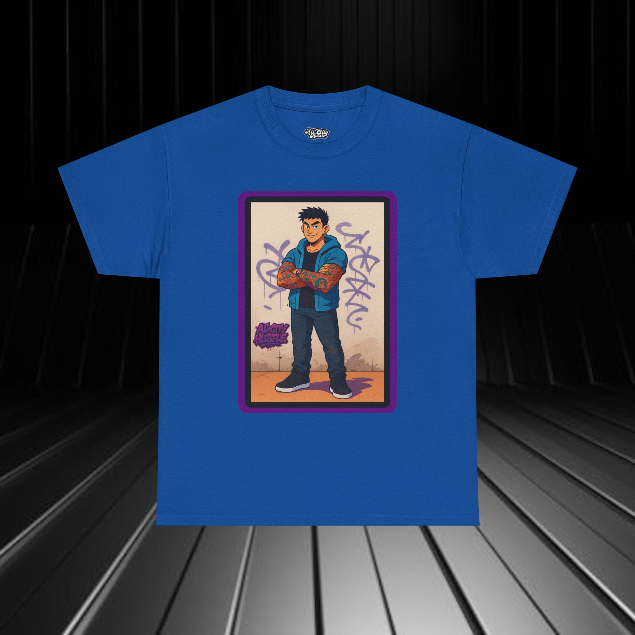 MEN4 City life Inspired Unisex Heavy Cotton Tee, Life Success Graphic Tee for Comic Lovers, Casual Wear, Birthday Gift, Gift for Friends - Image 8