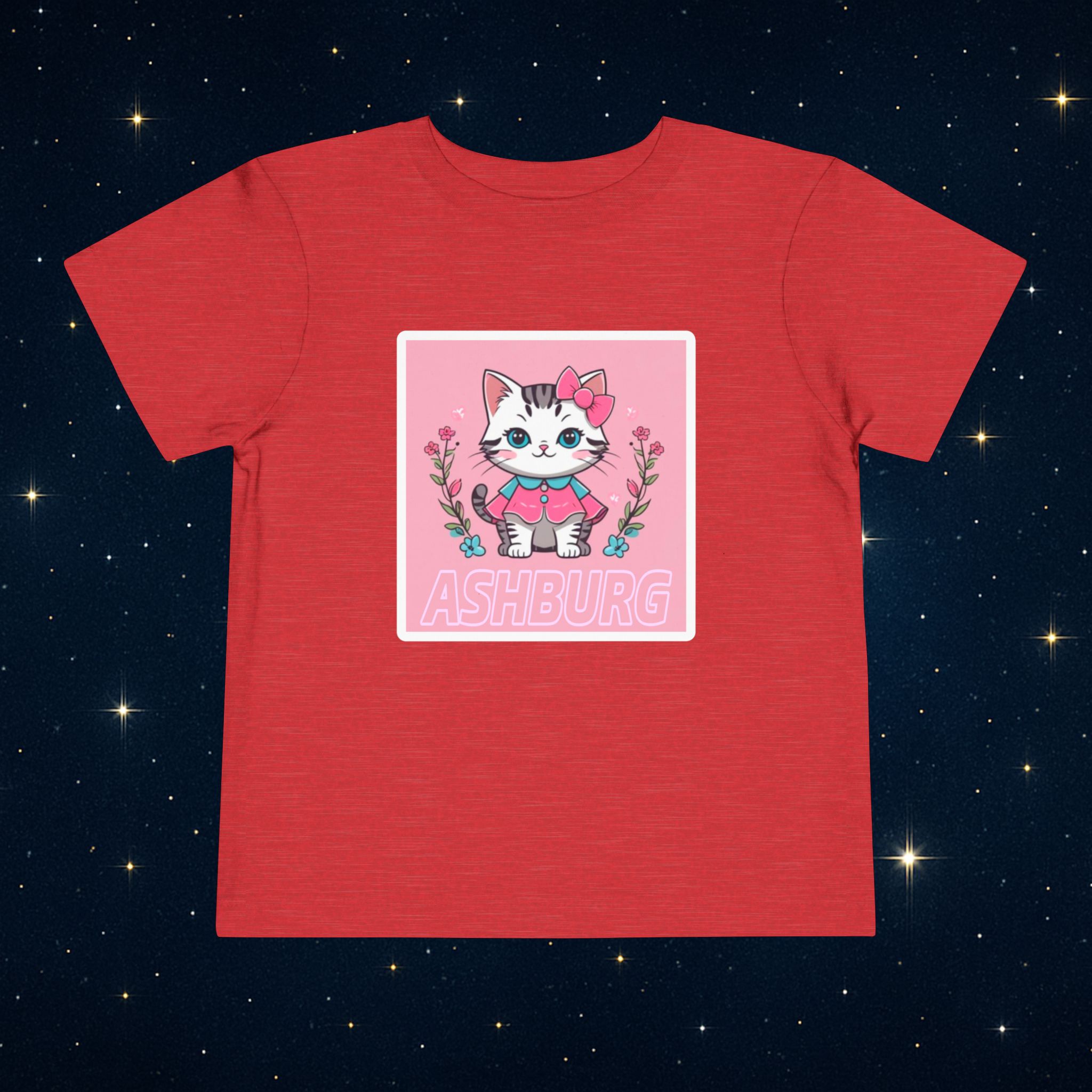 ASHBURG TODDLER58 Cute Toddler Short Sleeve Tee with KIDS Design, Kids T-Shirt, Play Shirt, Cartoon Tee,Gift for All Occasions, Funtime Apparel - Image 2