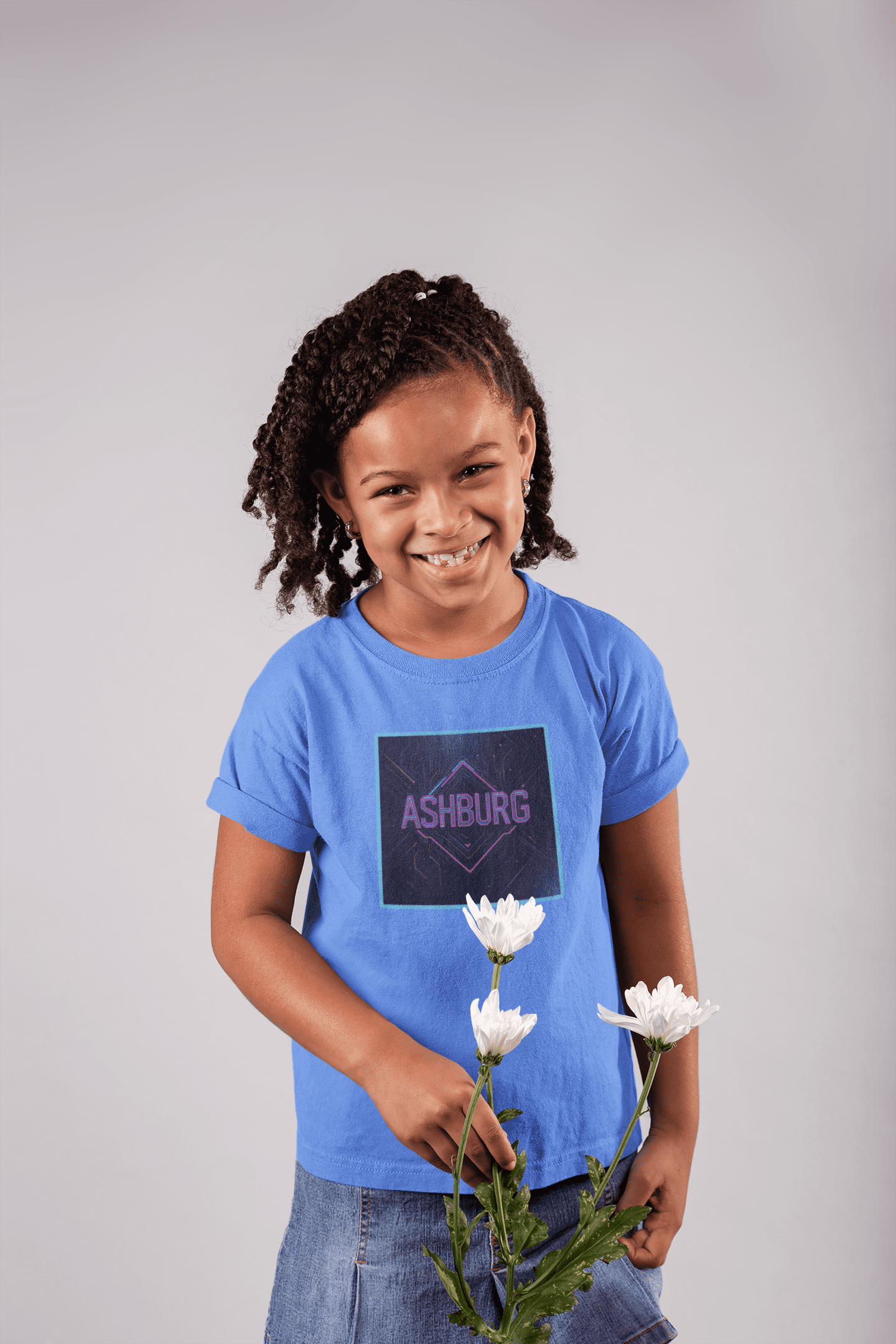 ASHBURG TODDLER62 Cute Toddler Short Sleeve Tee with KIDS Design, Kids T-Shirt, Play Shirt, Cartoon Tee,Gift for All Occasions, Funtime Apparel