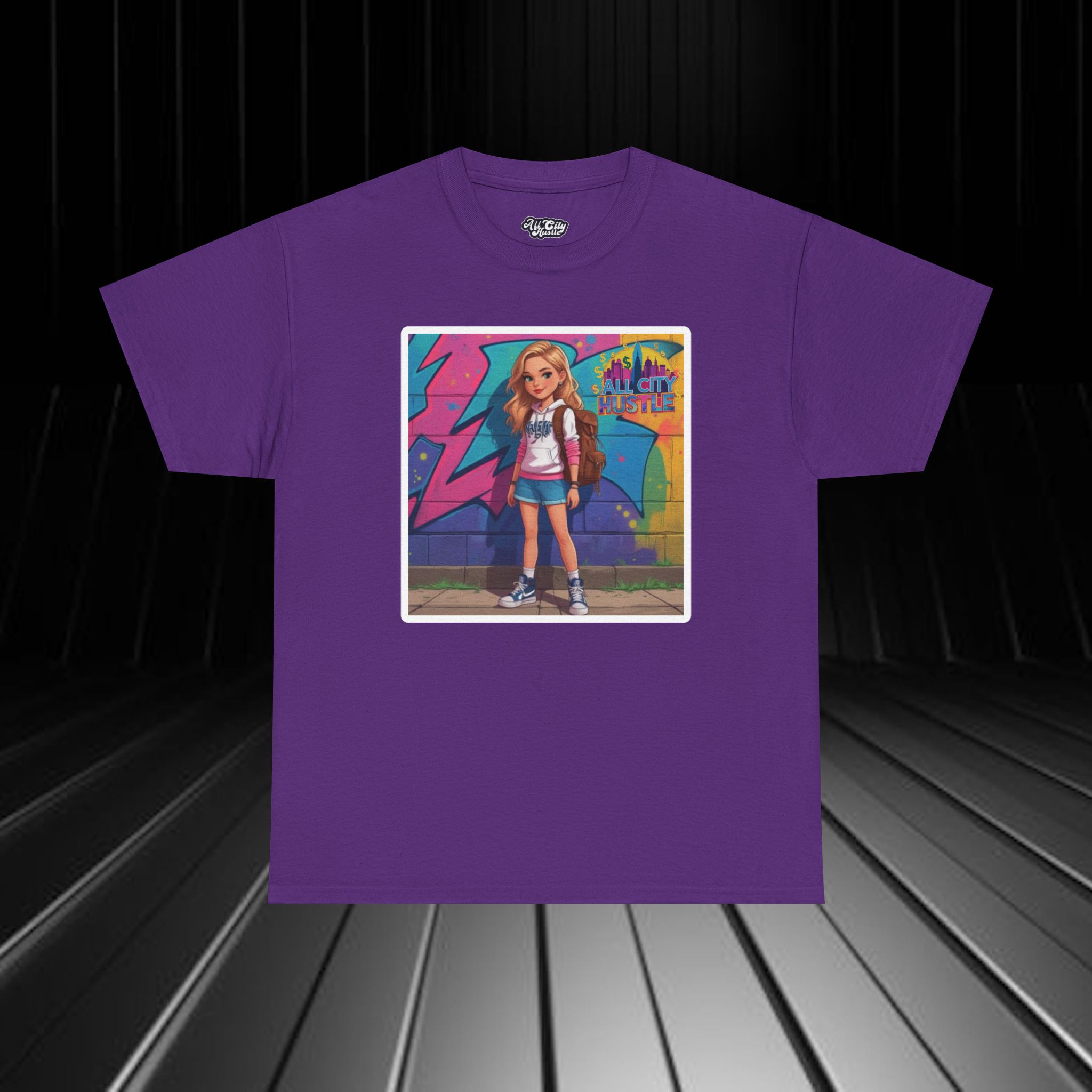 TEEN9 Unisex Heavy Cotton Tee - Teen Vibes, Everyday Wear, Perfect for Gift Giving, Youthful Vibes, Casual Wear - Image 3