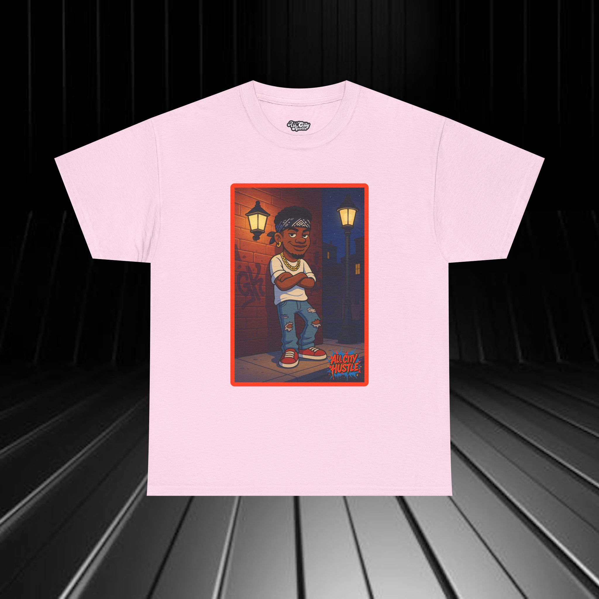 GANGSTER32 City Hood Inspired Unisex Heavy Cotton Tee, Graphic Tee for Comic Lovers, Casual Wear, Birthday Gift, Gift for Friends - Image 7