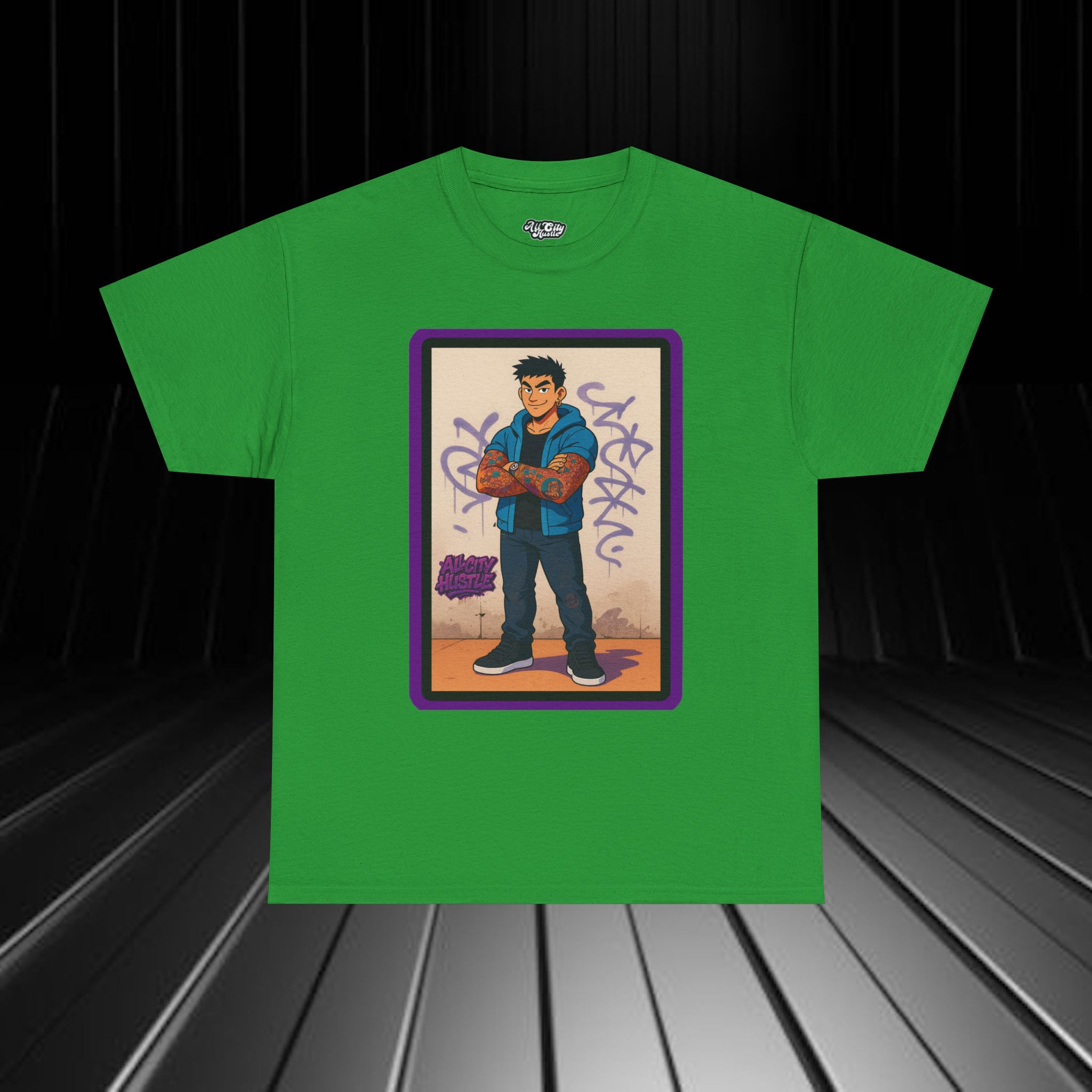 MEN4 City life Inspired Unisex Heavy Cotton Tee, Life Success Graphic Tee for Comic Lovers, Casual Wear, Birthday Gift, Gift for Friends - Image 5