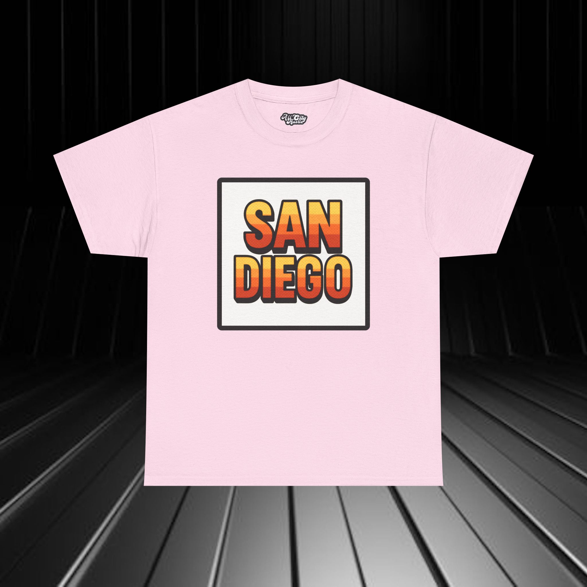 ACHSANDIEGO3 San Diego Unisex Heavy Cotton Tee, Vintage SD Shirt, California T-Shirt, Beachwear, Summer Casual Tee Shirt - Image 7