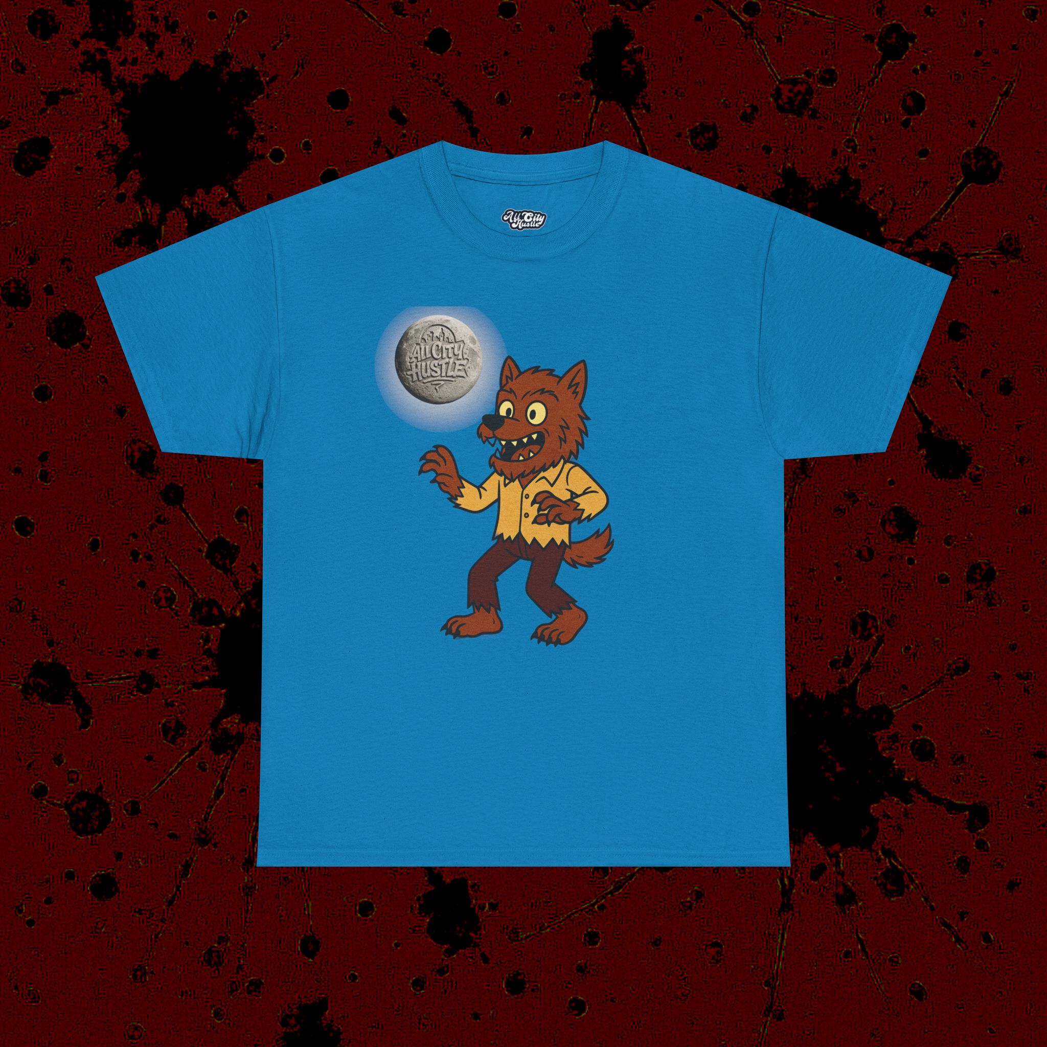 MONSTER8 Unisex Heavy Cotton Tee | Cool Casual Wear, Perfect for Horror Fans, Gift for Kids, Unique Graphic T-Shirt, Fun Dark Theme - Image 13