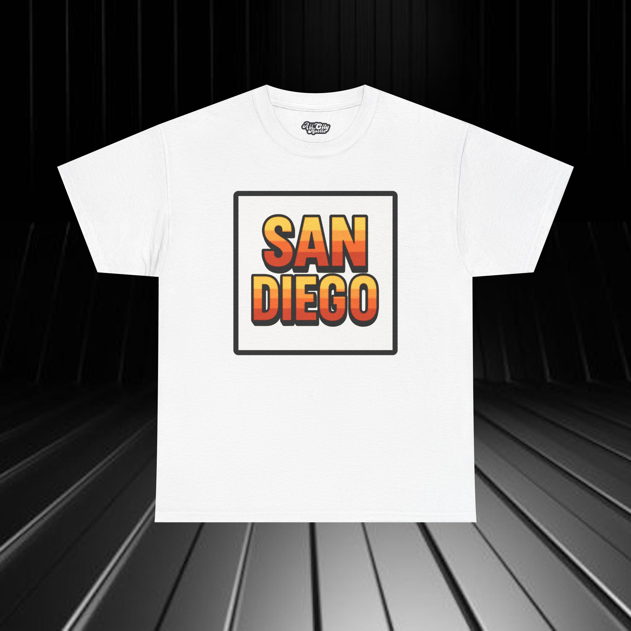 ACHSANDIEGO3 San Diego Unisex Heavy Cotton Tee, Vintage SD Shirt, California T-Shirt, Beachwear, Summer Casual Tee Shirt - Image 11