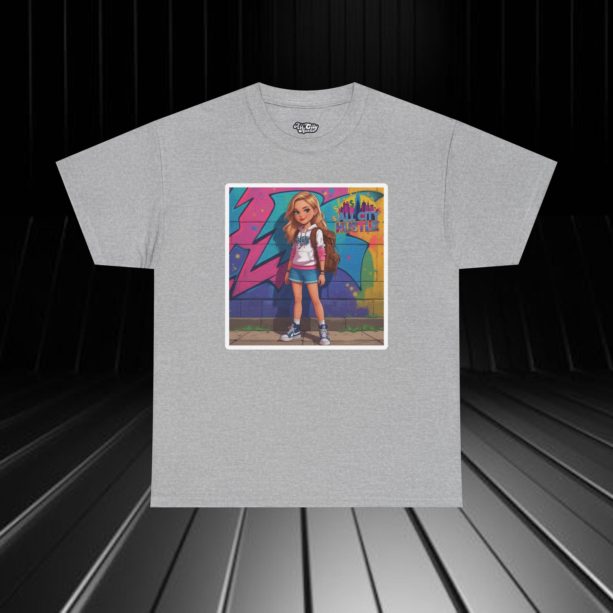 TEEN9 Unisex Heavy Cotton Tee - Teen Vibes, Everyday Wear, Perfect for Gift Giving, Youthful Vibes, Casual Wear - Image 12