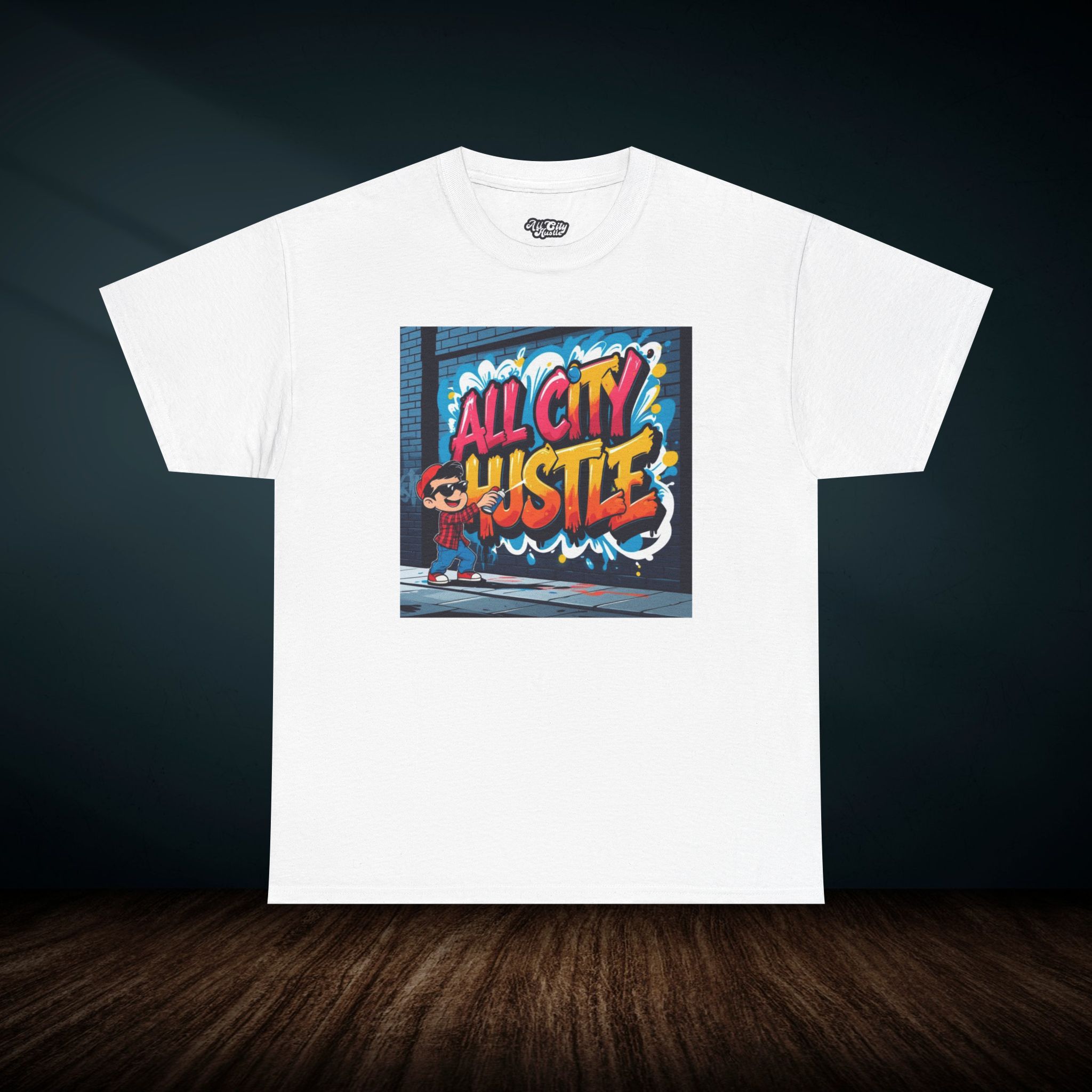 ACH49 Retro Urban Hustle T-Shirt, Unisex Graphic Tee, Casual Streetwear, Gift for Creatives, Everyday Wear, All City Hustle - Image 11