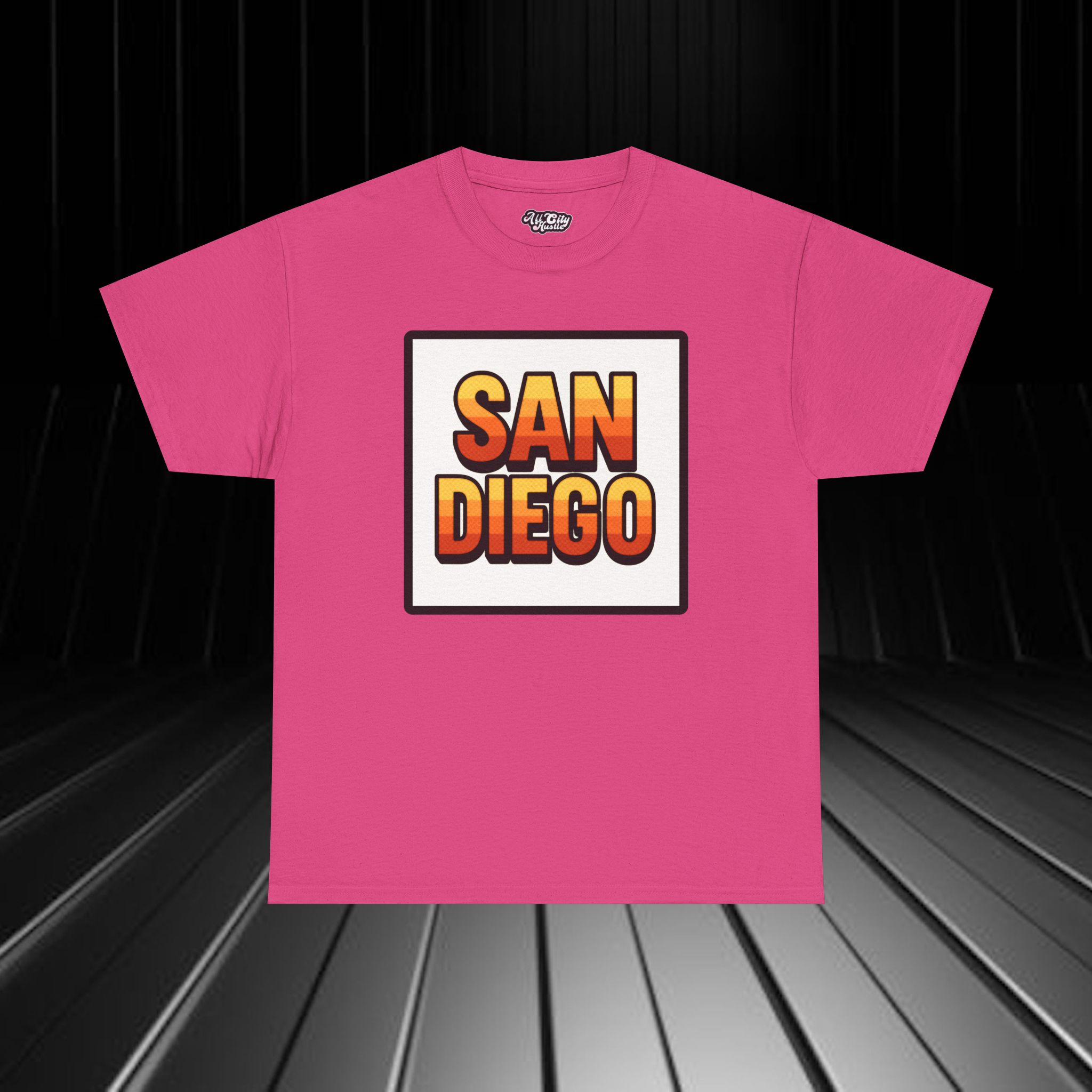 ACHSANDIEGO3 San Diego Unisex Heavy Cotton Tee, Vintage SD Shirt, California T-Shirt, Beachwear, Summer Casual Tee Shirt - Image 8
