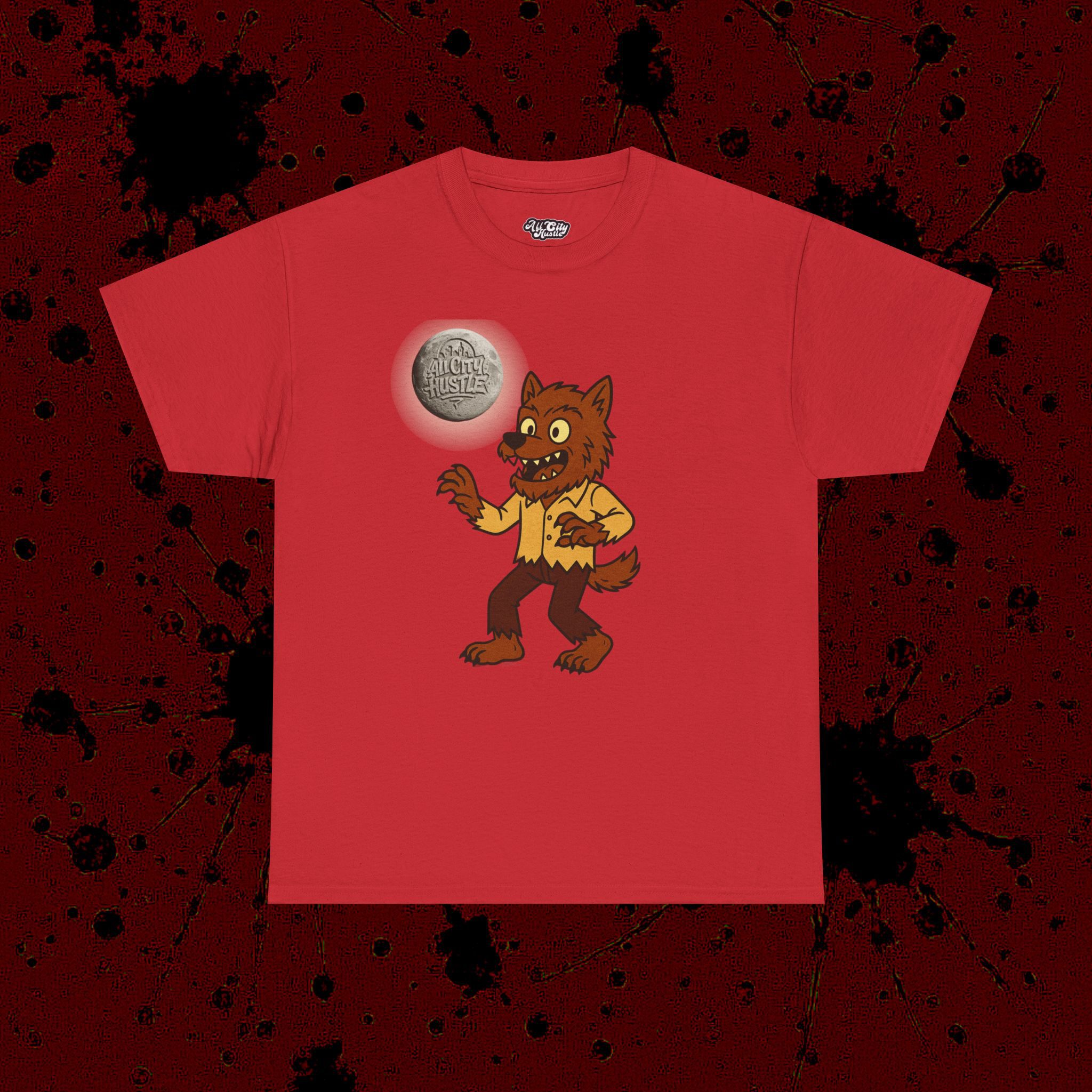 MONSTER8 Unisex Heavy Cotton Tee | Cool Casual Wear, Perfect for Horror Fans, Gift for Kids, Unique Graphic T-Shirt, Fun Dark Theme - Image 10