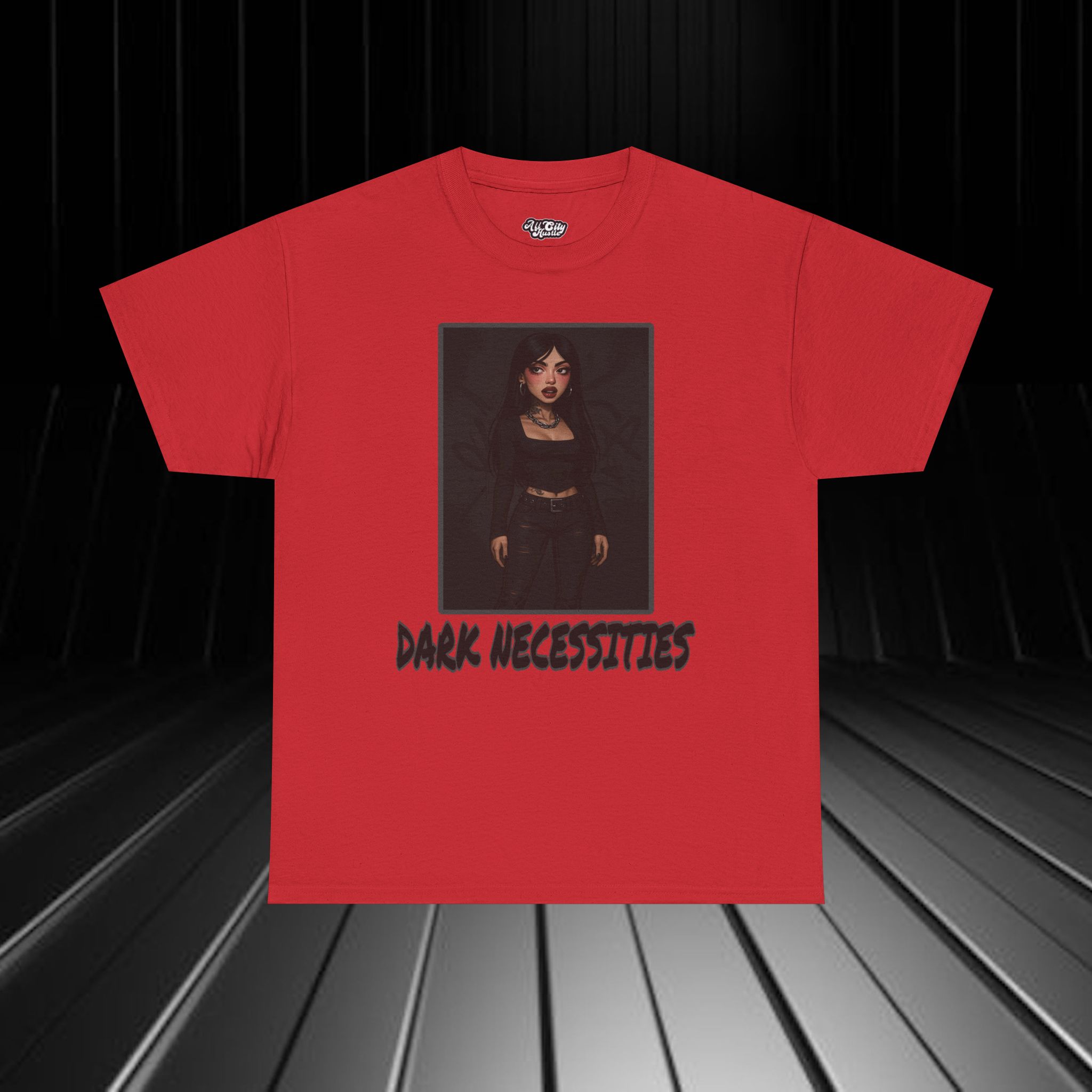 DARK22 Evil Cute Graphic Tee, Unisex Cotton Tee, Trendy T-Shirt, Casual Wear, Gift for Anyone, Dark Apparel - Image 9