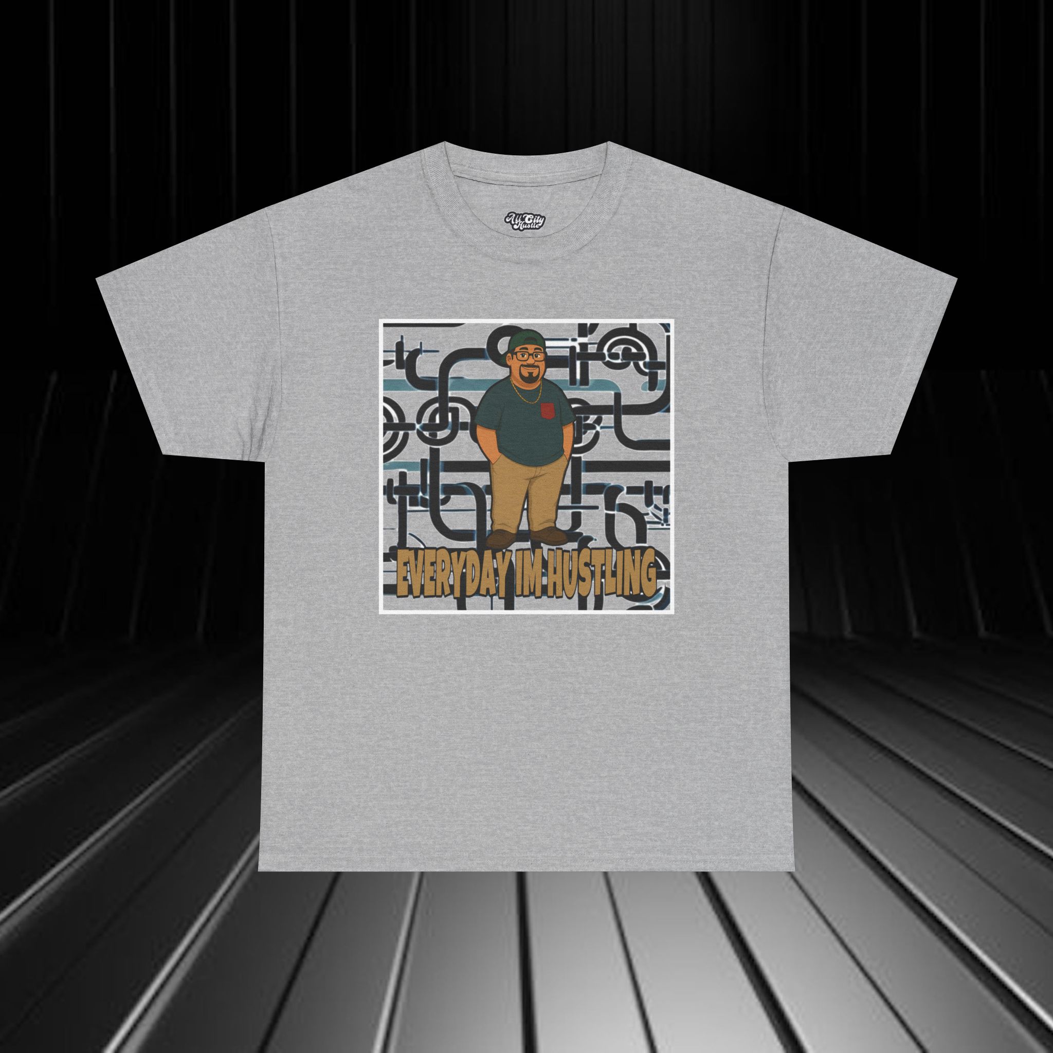 MEN5 City life Inspired Unisex Heavy Cotton Tee, Life Success Graphic Tee for Comic Lovers, Casual Wear, Birthday Gift, Gift for Friends - Image 11