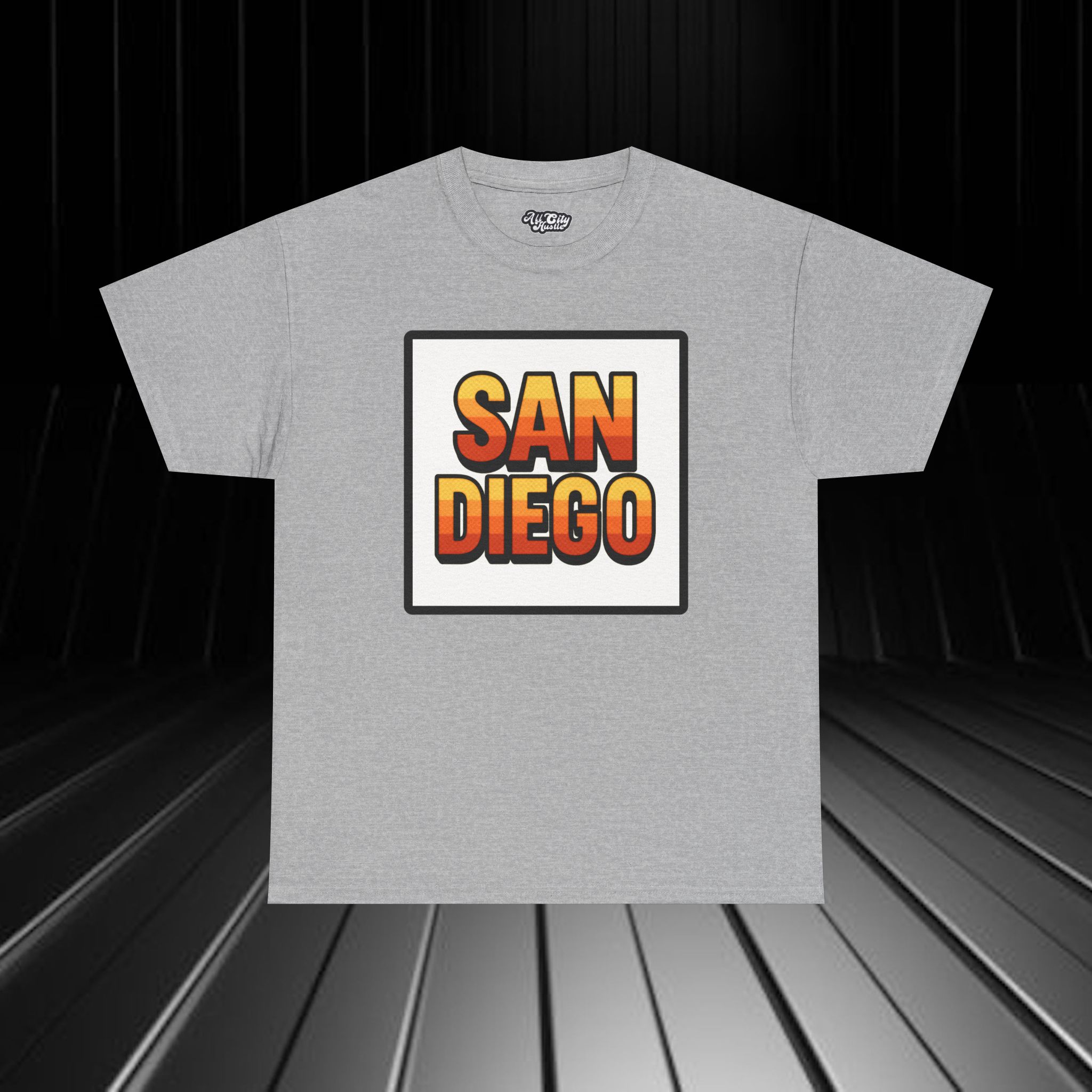 ACHSANDIEGO3 San Diego Unisex Heavy Cotton Tee, Vintage SD Shirt, California T-Shirt, Beachwear, Summer Casual Tee Shirt - Image 12