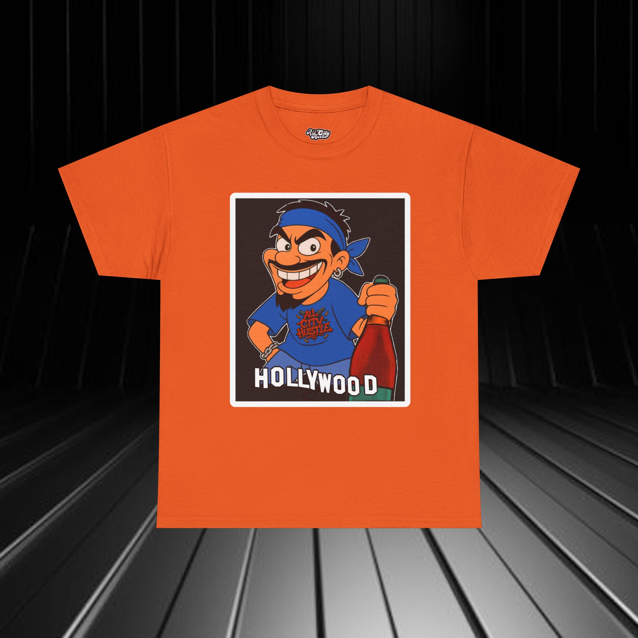 GANGSTER23 City Hood Inspired Unisex Heavy Cotton Tee, Graphic Tee for Comic Lovers, Casual Wear, Birthday Gift, Gift for Friends - Image 6