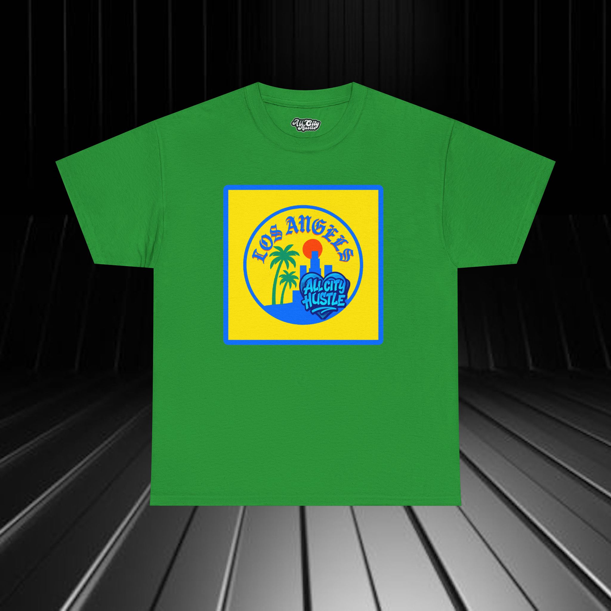 ACHLA3 Los Angeles Unisex Heavy Cotton Tee, Vintage LA Shirt, California T-Shirt, Beachwear, Summer Casual Tee Shirt - Image 5