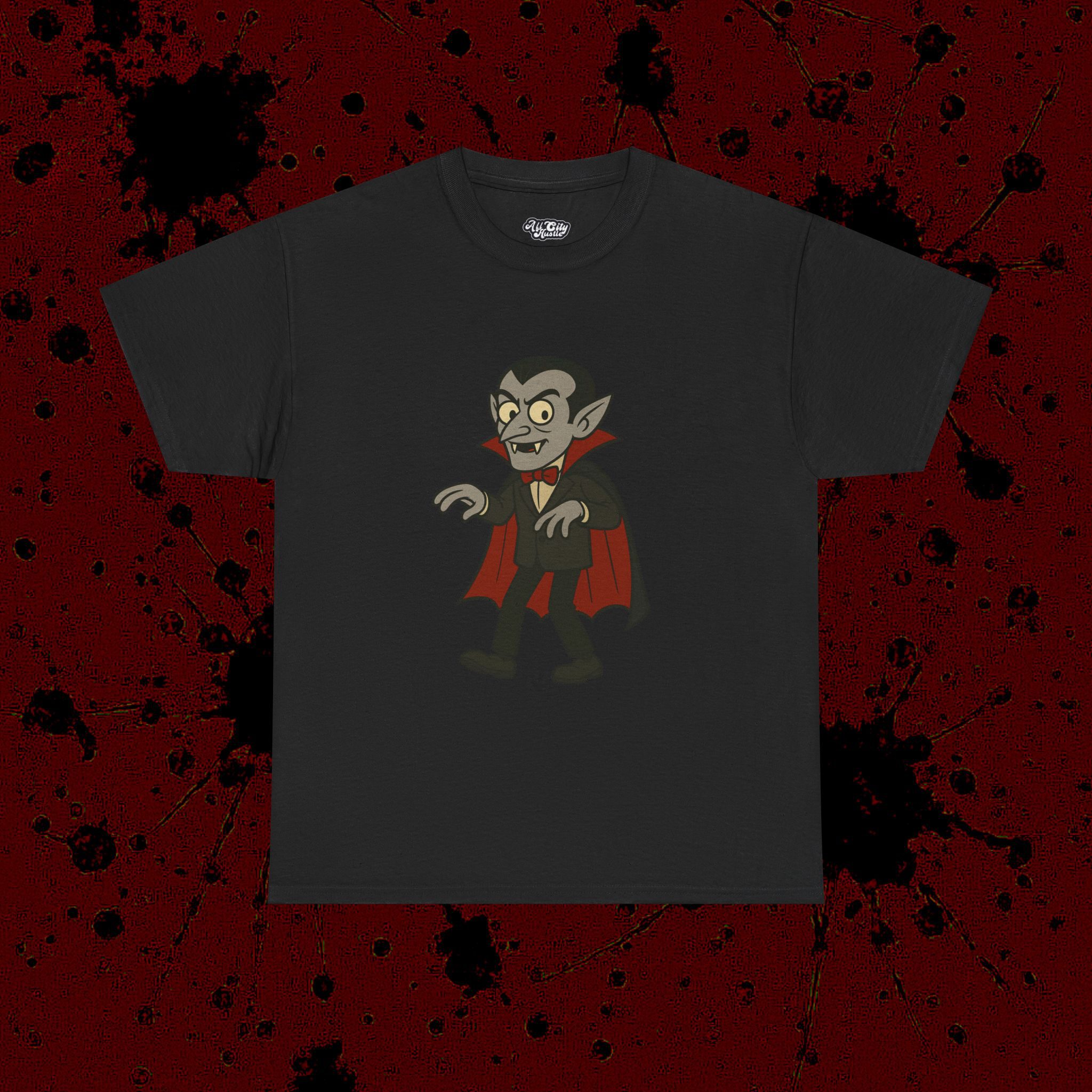 MONSTER6 Unisex Heavy Cotton Tee | Cool Casual Wear, Perfect for Horror Fans, Gift for Kids, Unique Graphic T-Shirt, Fun Dark Theme - Image 4