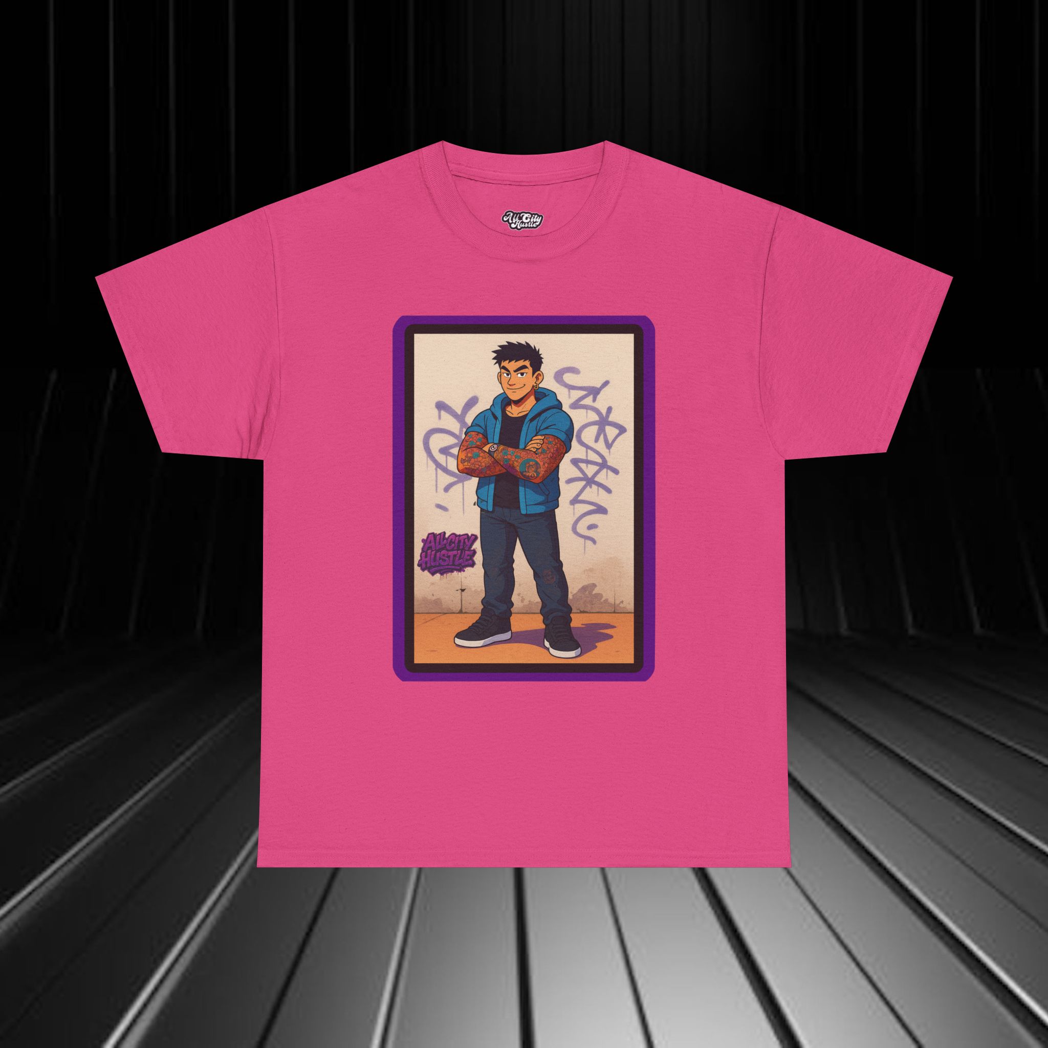 MEN4 City life Inspired Unisex Heavy Cotton Tee, Life Success Graphic Tee for Comic Lovers, Casual Wear, Birthday Gift, Gift for Friends - Image 9