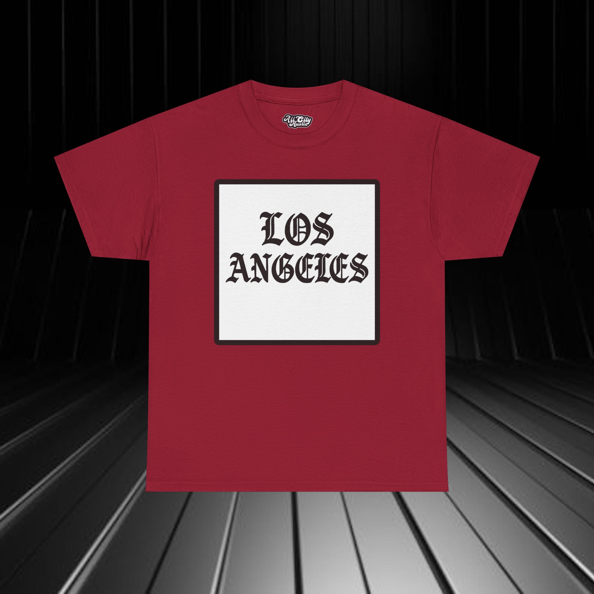 ACHLA7 Los Angeles Unisex Heavy Cotton Tee, Vintage LA Shirt, California T-Shirt, Beachwear, Summer Casual Tee Shirt - Image 2