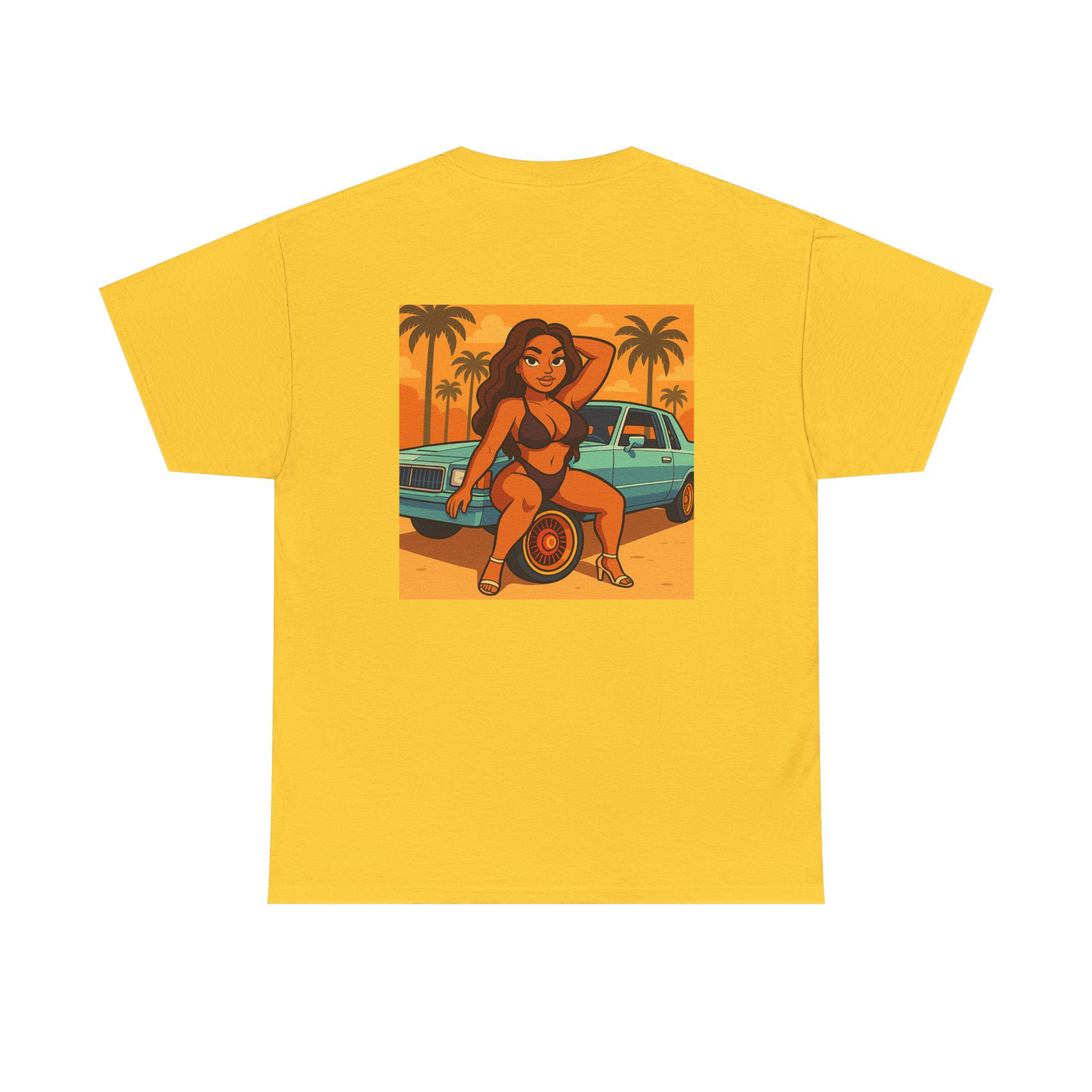 ACHLOWRIDER16 - 2 Sided Graphic Tee | Unisex Heavy Cotton Tee for Lowrider Lovers, Gifts, Retro Old School Vibes, Summer Wear, Casual Car Show Fashion - Image 20