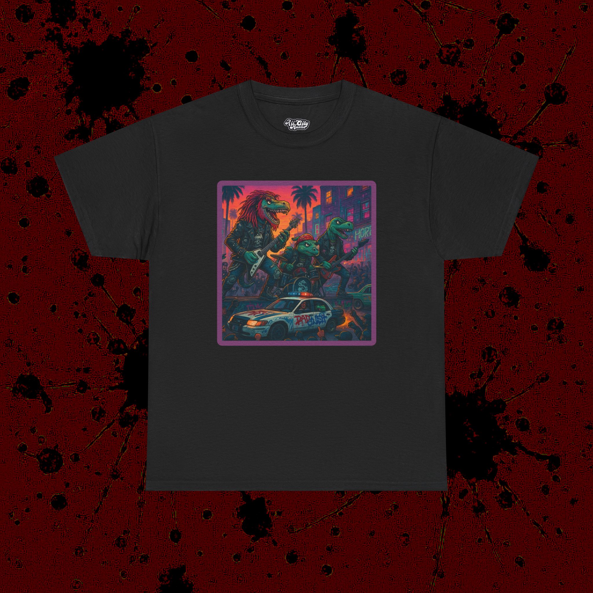 MONSTER2 Unisex Heavy Cotton Tee | Cool Casual Wear, Perfect for Horror Fans, Gift for Kids, Unique Graphic T-Shirt, Fun Dark Theme - Image 4