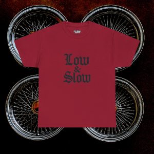 ACHLOWRIDER19 -  2 Sided Graphic Tee | Unisex Heavy Cotton Tee for Lowrider Lovers, Gifts, Retro Old School Vibes, Summer Wear, Casual Car Show Fashion
