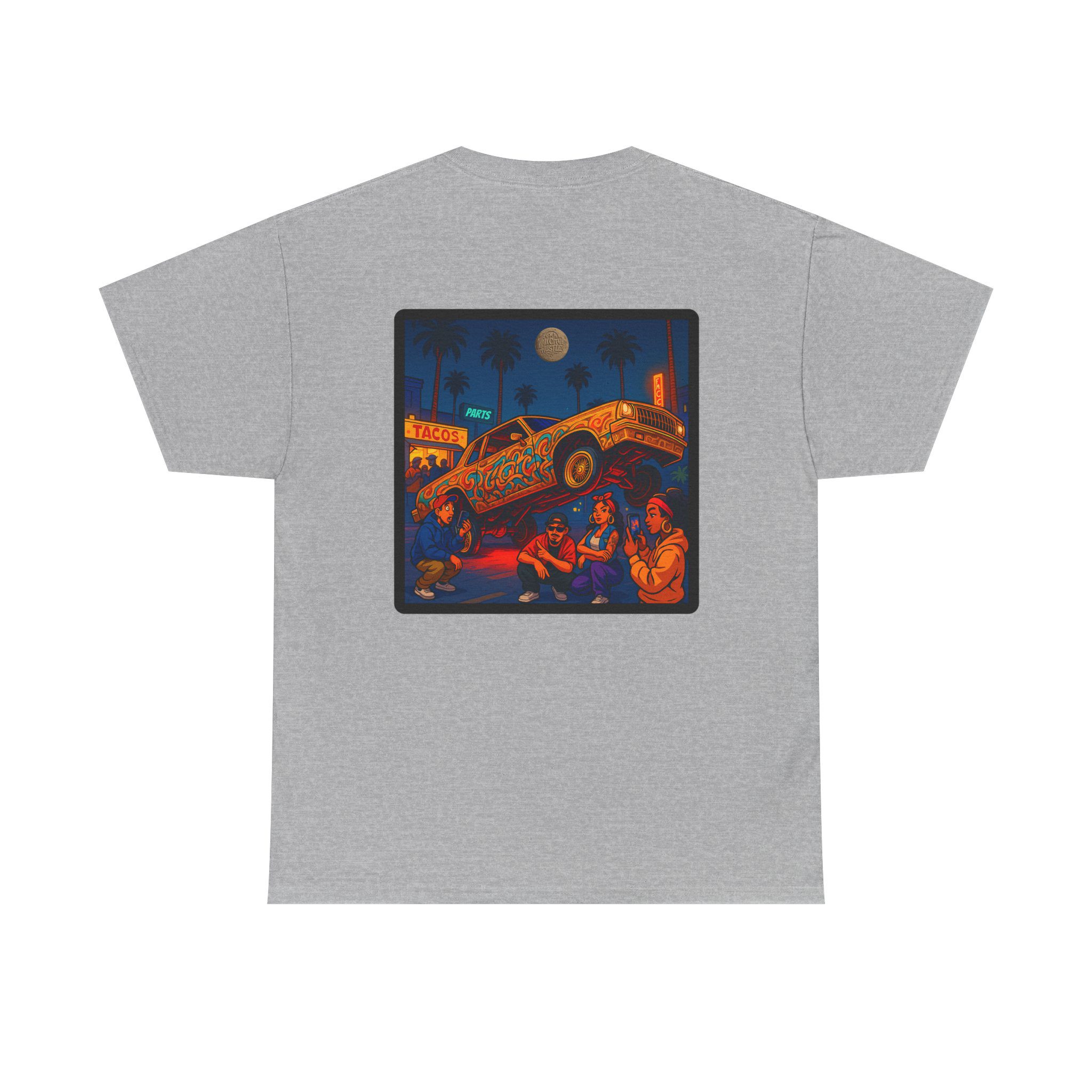 ACHLOWRIDER33 - 2 Sided Graphic Tee | Unisex Heavy Cotton Tee for Lowrider Lovers, Gifts, Retro Old School Vibes, Summer Wear, Casual Car Show Fashion - Image 35