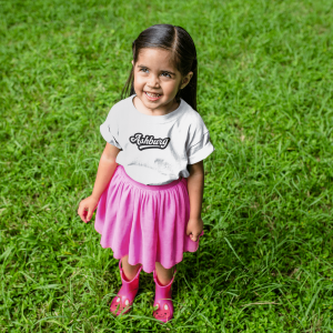 ASHBURG TODDLER6 Cute Toddler Short Sleeve Tee with KIDS Design, Kids T-Shirt, Play Shirt, Cartoon Tee,Gift for All Occasions, Funtime Apparel