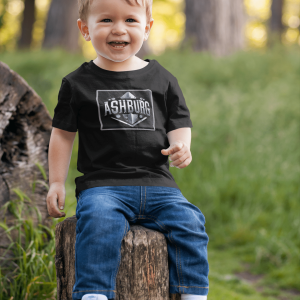 ASHBURG TODDLER9 Cute Toddler Short Sleeve Tee with KIDS Design, Kids T-Shirt, Play Shirt, Cartoon Tee,Gift for All Occasions, Funtime Apparel